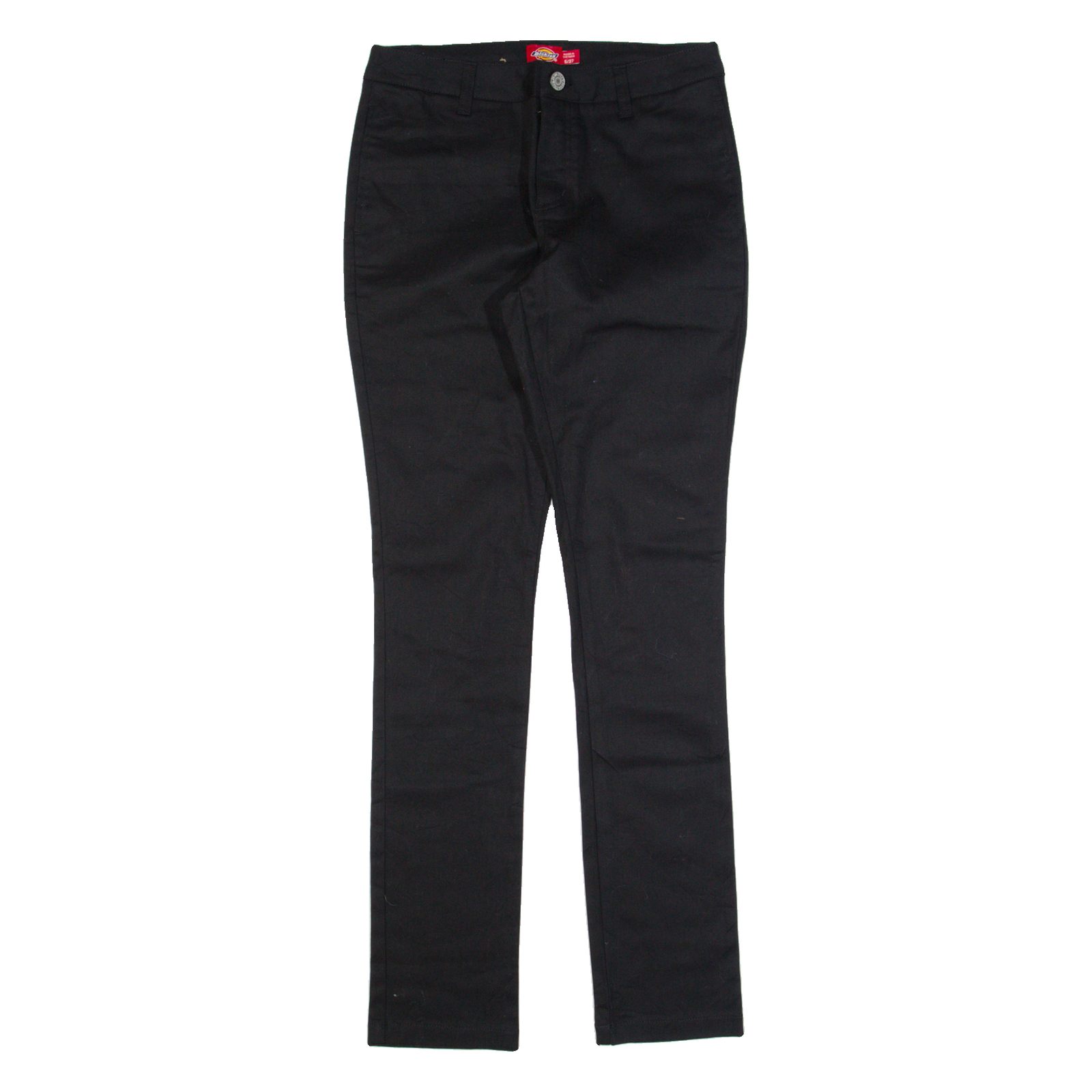 DICKIES Workwear Womens Trousers Black Slim Skinny W27 L32 Refurbished - N/A refurbished available on Cerqular