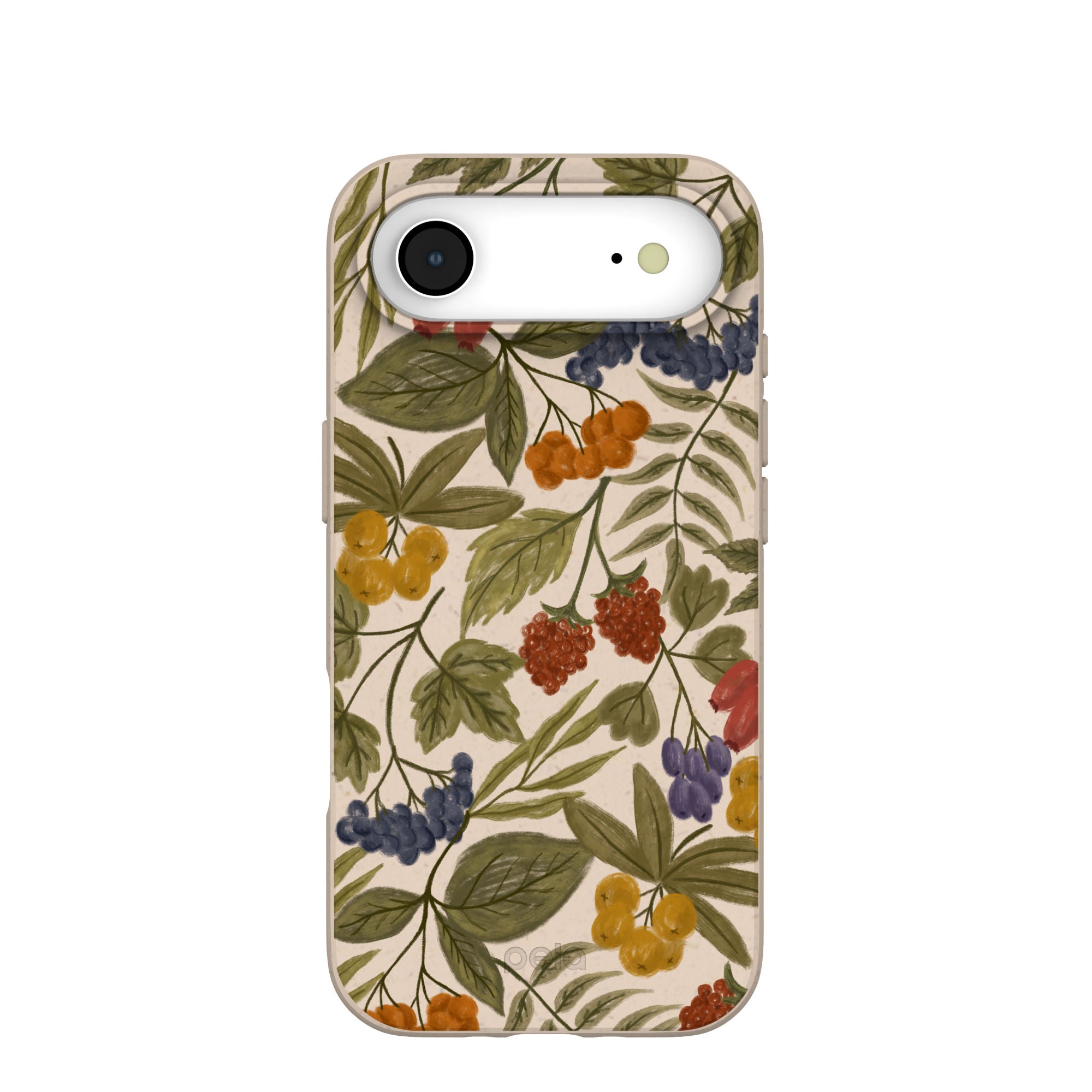 Seashell Fall Berries iPhone Air Case | MagSafe Compatibility: With MagSafe Refurbished - Pela Case refurbished available on Cerqular