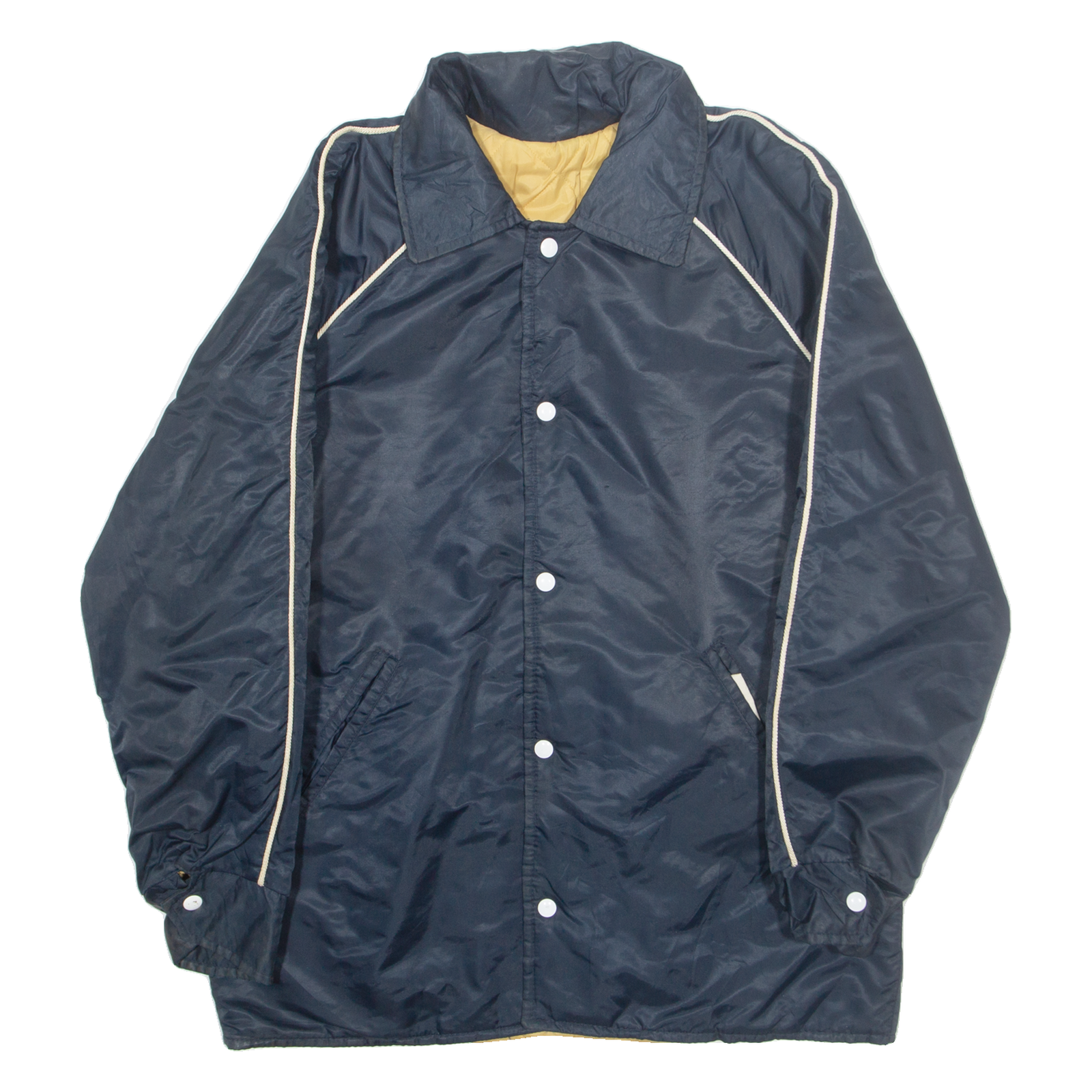 CREATIONS Mens Coach Coat Blue Nylon L Refurbished - N/A refurbished available on Cerqular