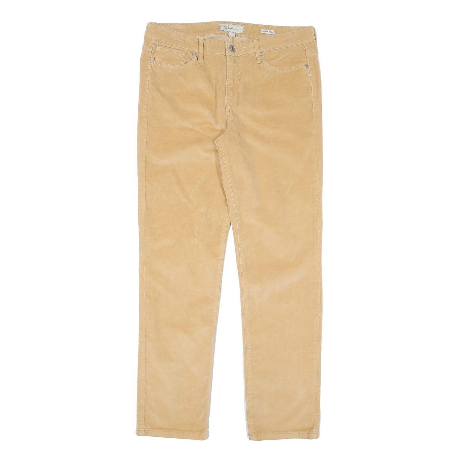 Buy CALVIN KLEIN Womens Cotton Blend Beige Slim Straight Trousers W32 L30 Stylish Refurbished - $36.39 CALVIN KLEIN Womens Cotton Blend Beige Slim Straight Trousers W32 L30 Stylish Refurbished - N/A refurbished available on Cerqular