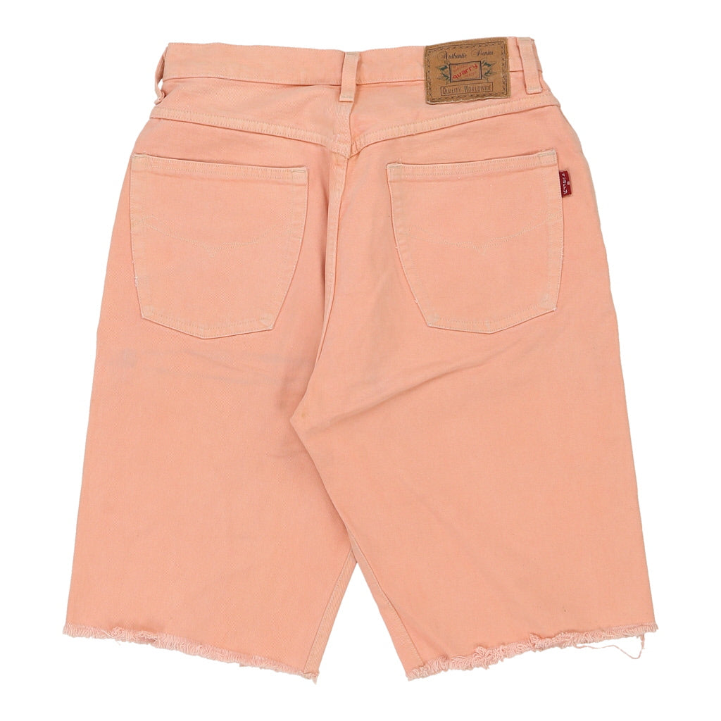 Quarry Shorts - 28W UK 8 Pink Cotton Refurbished - Thrifted (note: this is a term often used to describe second- refurbished available on Cerqular