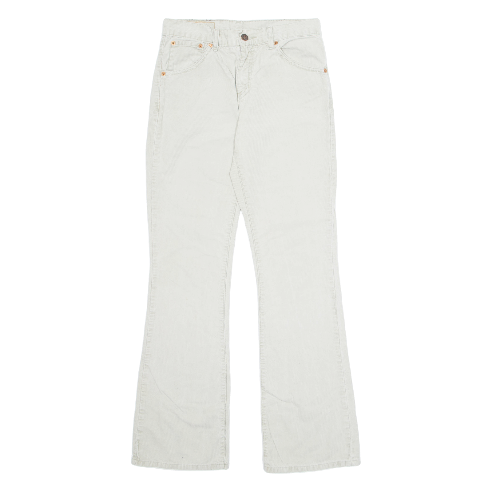 LEVI'S 525 Womens Trousers White Regular Bootcut W27 L32 Refurbished - N/A refurbished available on Cerqular