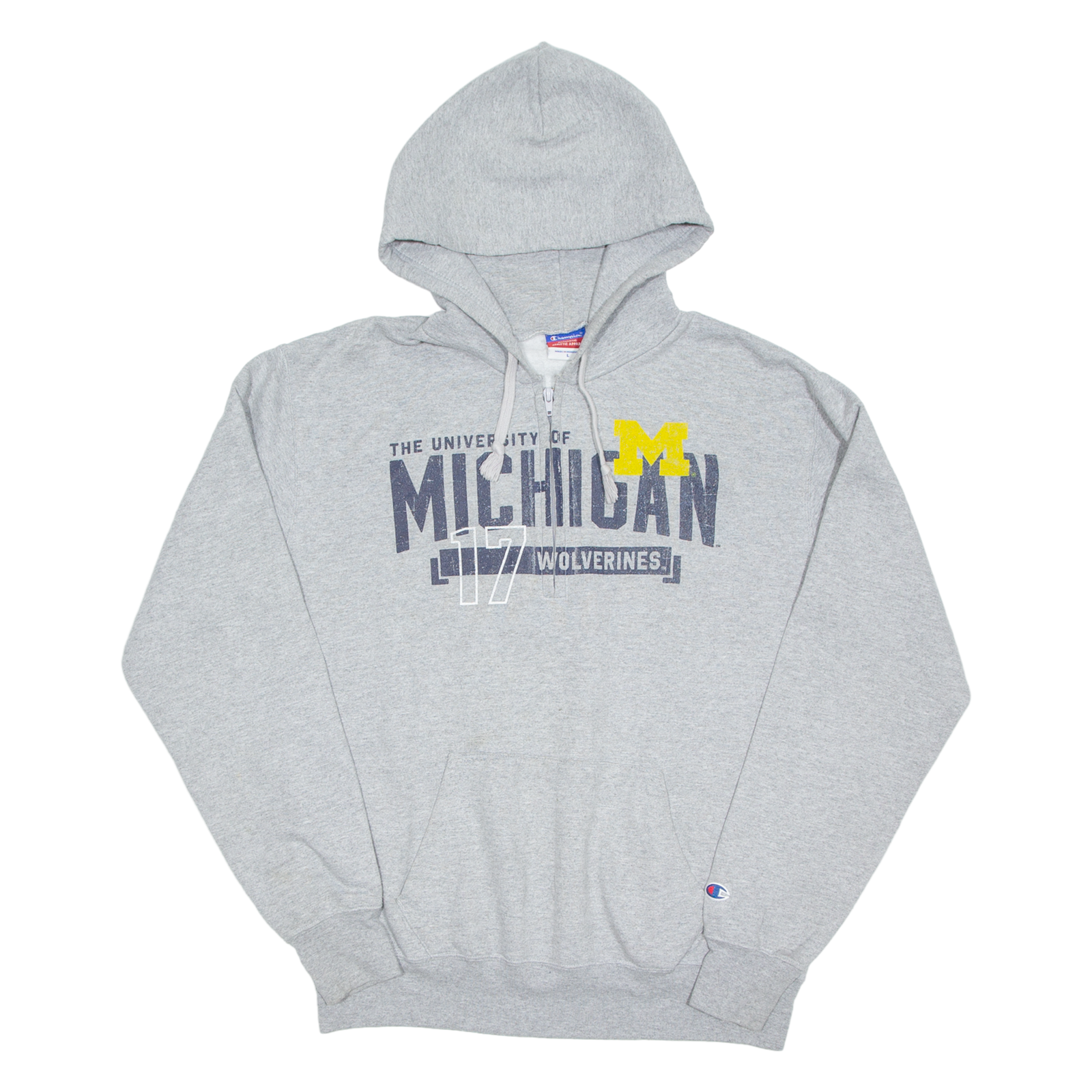 CHAMPION Mens Grey Hoodie USA L Refurbished - N/A refurbished available on Cerqular