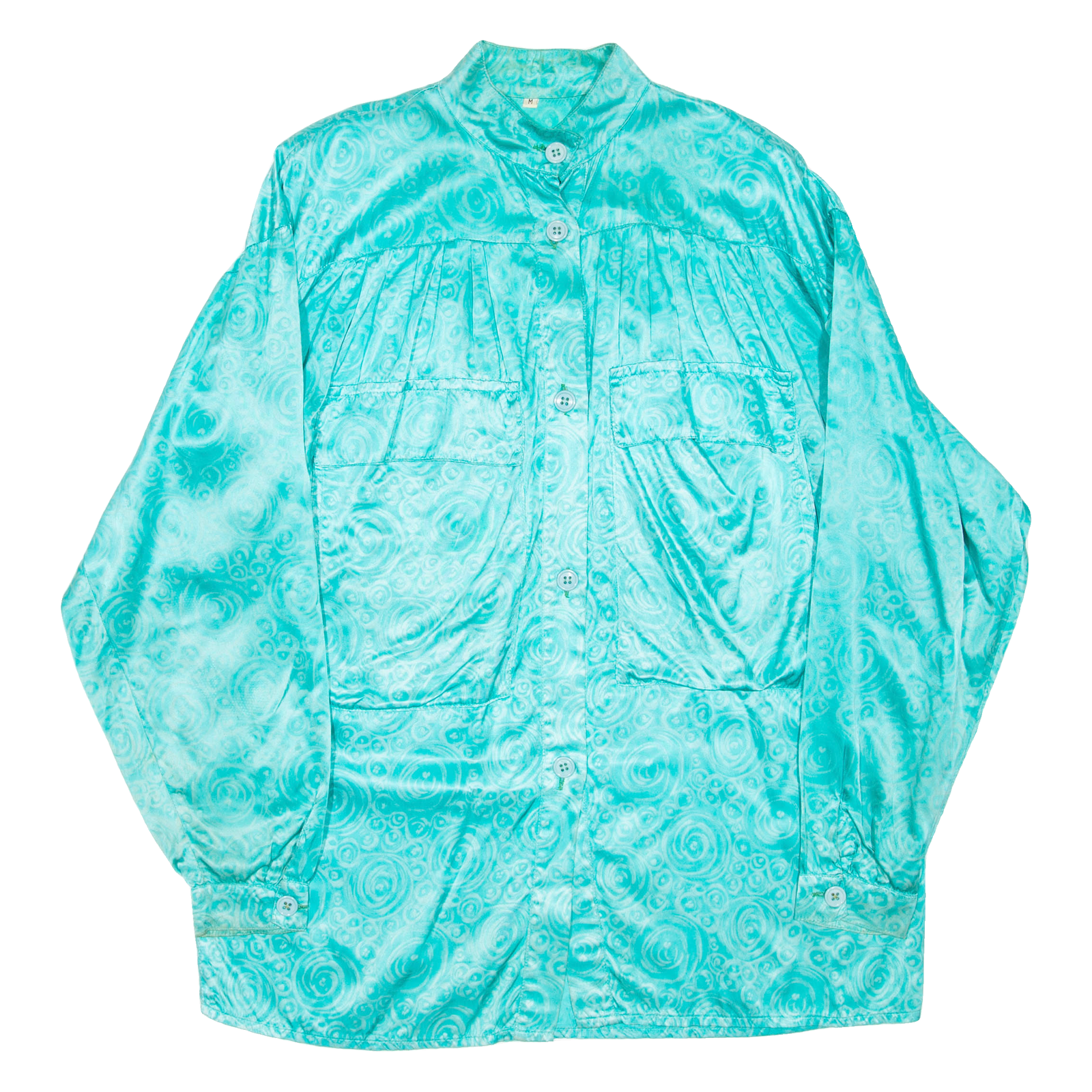 Lightweight Womens Jacket Blue Nylon Crazy Pattern M Refurbished - N/A refurbished available on Cerqular