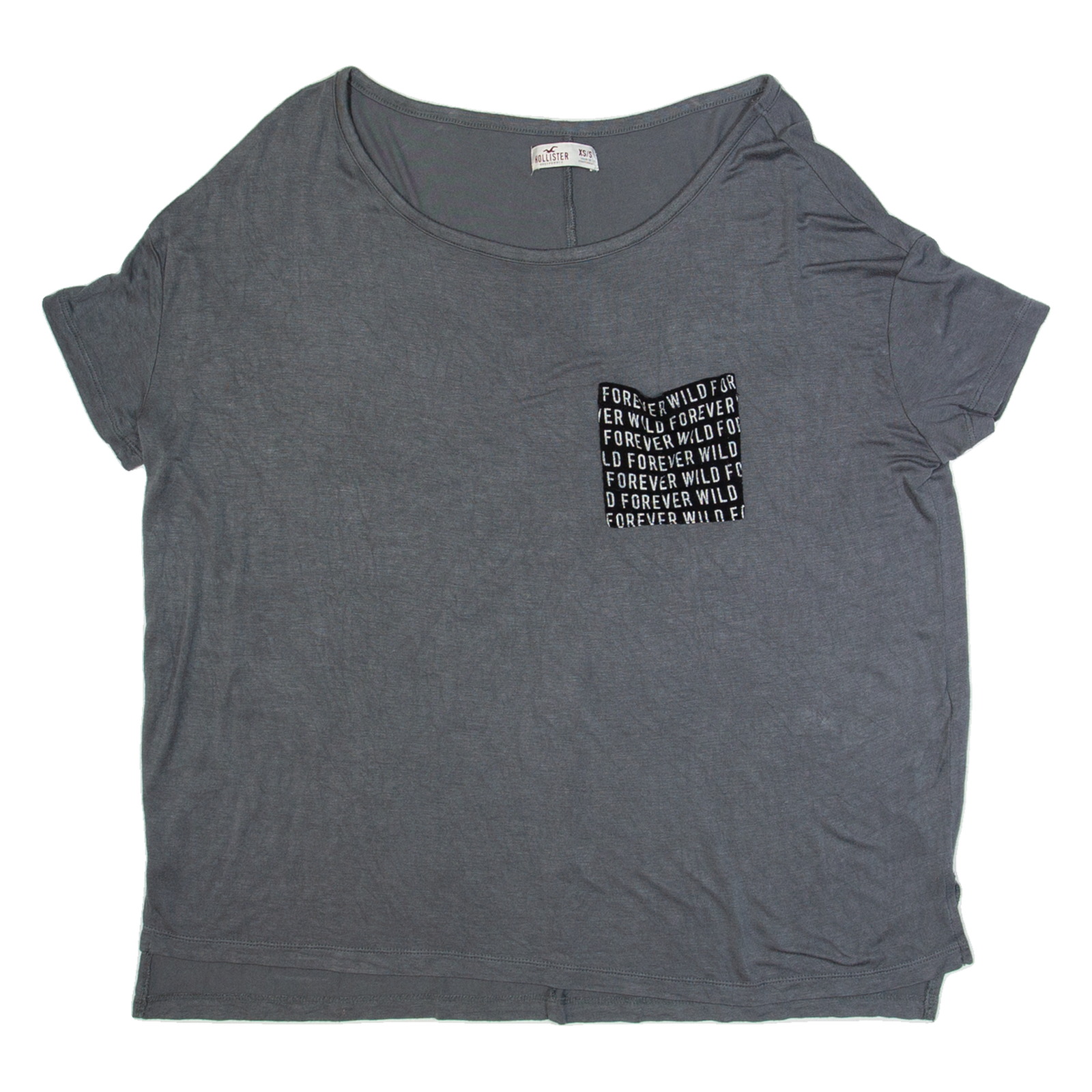 Buy HOLLISTER Womens Oversized Top Grey S Refurbished - $23.39 HOLLISTER Womens Oversized Top Grey S Refurbished - N/A refurbished available on Cerqular