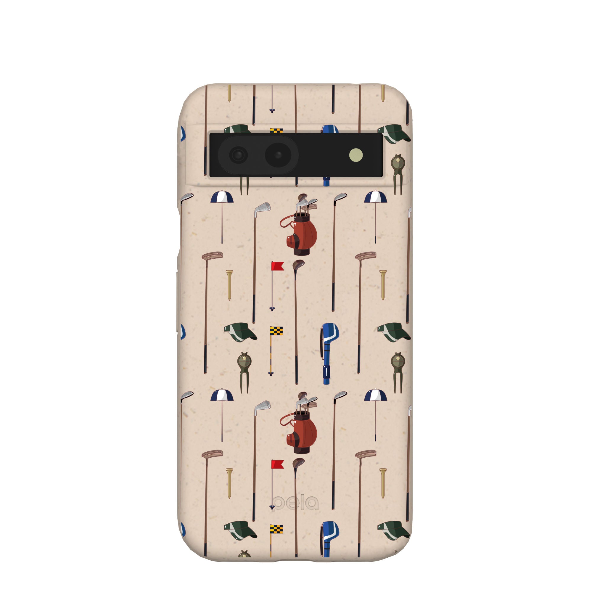 Seashell Golf Time Google Pixel 8a Case Refurbished - Pela Case refurbished available on Cerqular