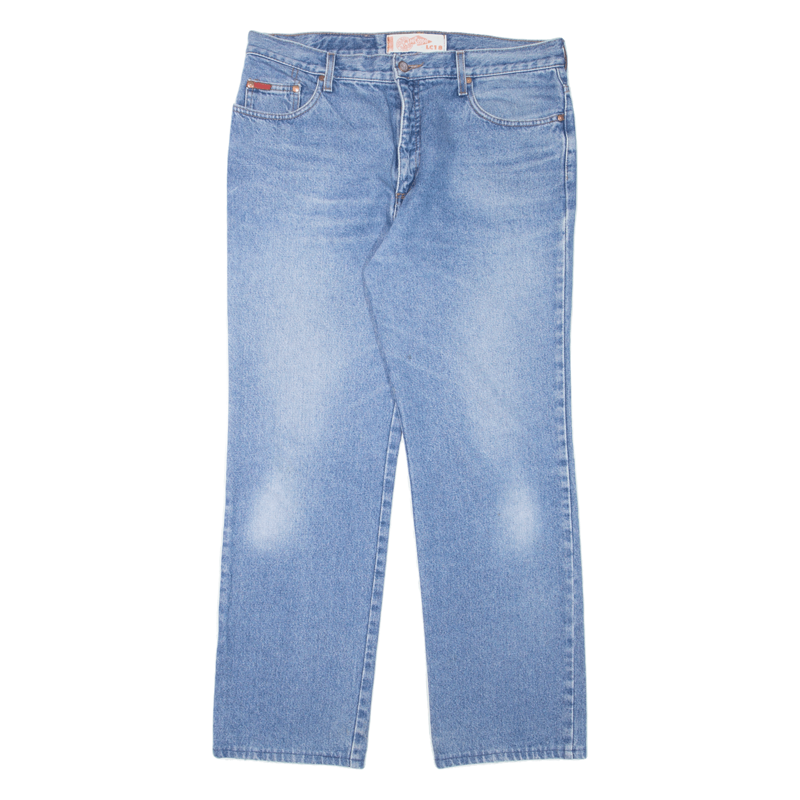 LEE COOPER Womens Jeans Blue Regular Straight Stone Wash W35 L29 Refurbished - N/A refurbished available on Cerqular