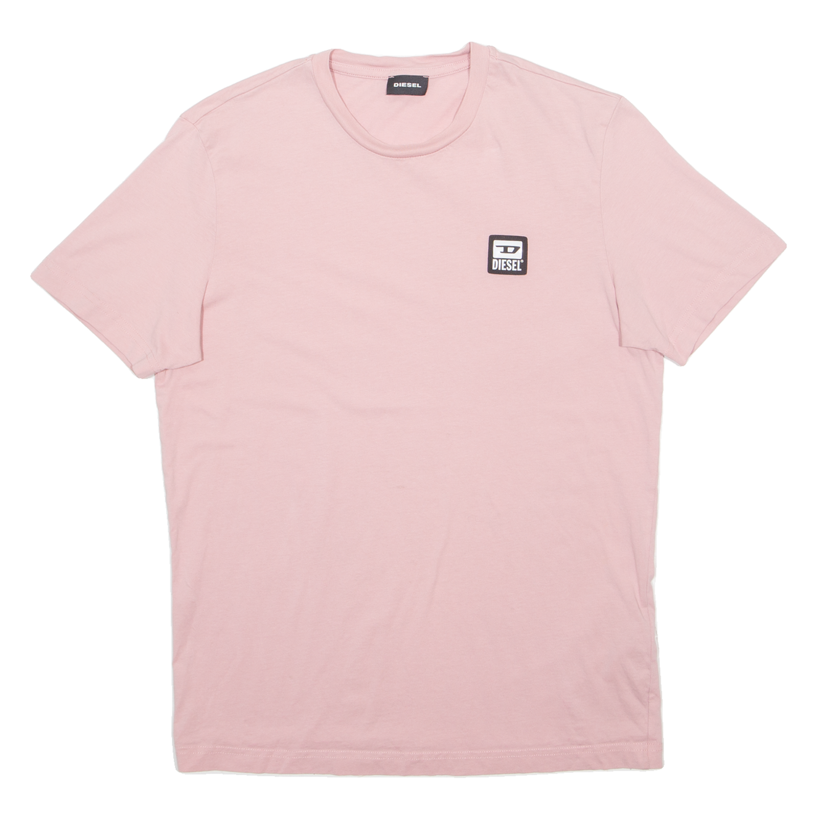 DIESEL Mens T-Shirt Pink S Refurbished - N/A refurbished available on Cerqular