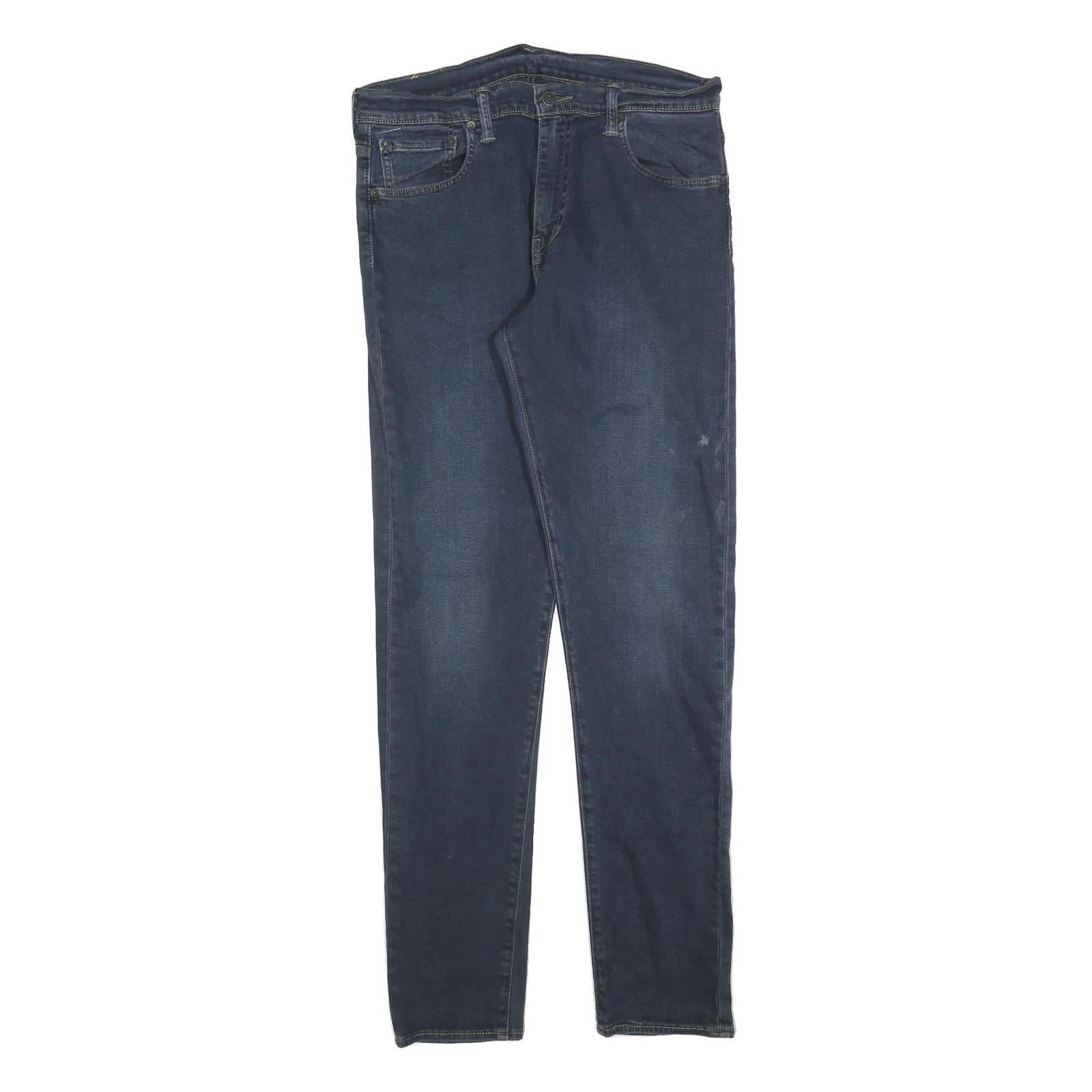 LEVI'S 520 Mens Jeans Blue Slim Skinny Denim Medium Wash W33 L34 Zip Refurbished - N/A refurbished available on Cerqular