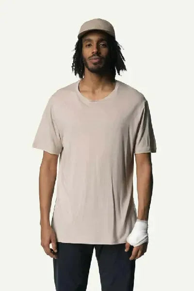 M's Tree Tee | Color: Sandstorm | Size: L Refurbished - Houdini Sportswear refurbished available on Cerqular