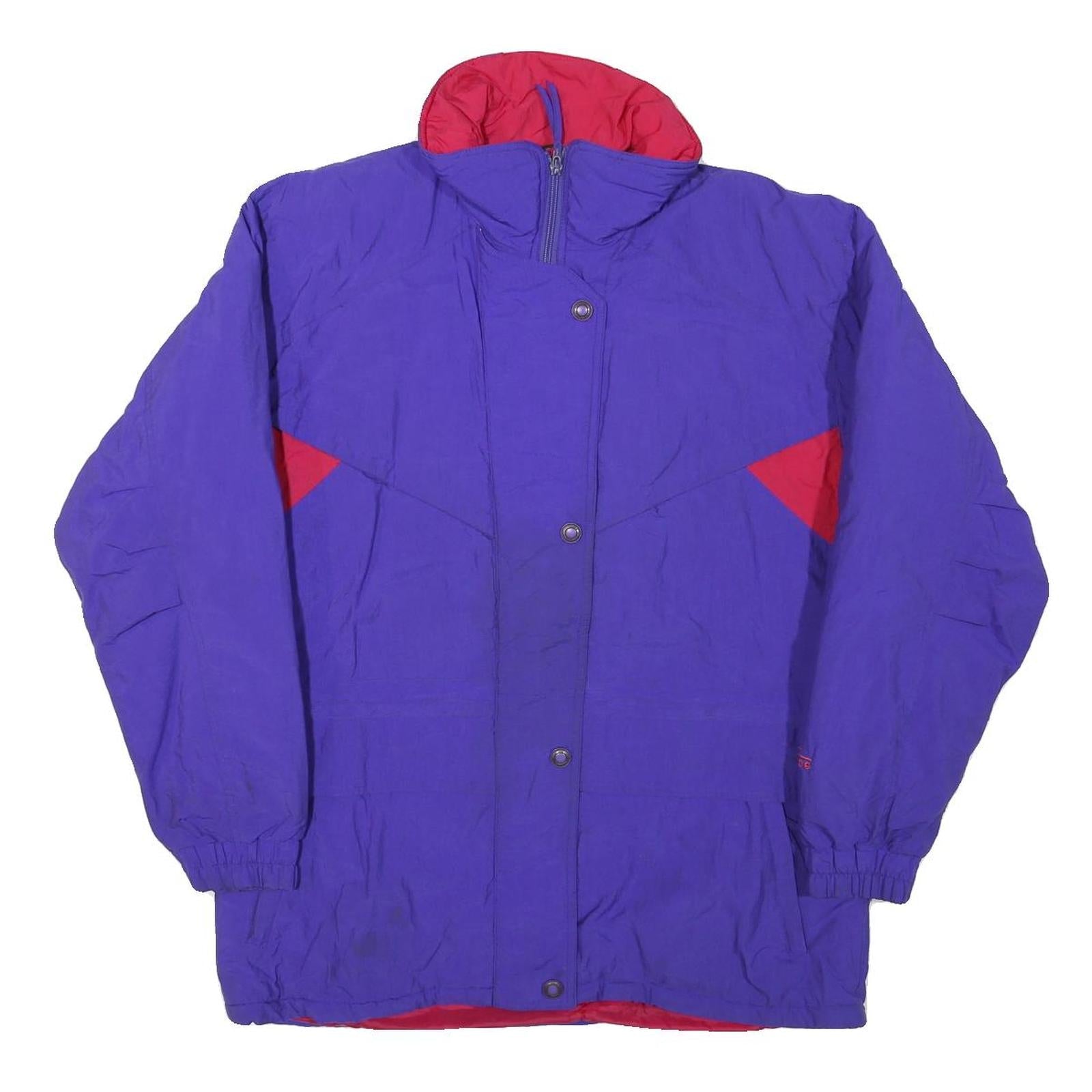 SUNICE Mens Purple & Red Outdoor Jacket M Polyester Blend Zip Warm Casual Refurbished - N/A refurbished available on Cerqular