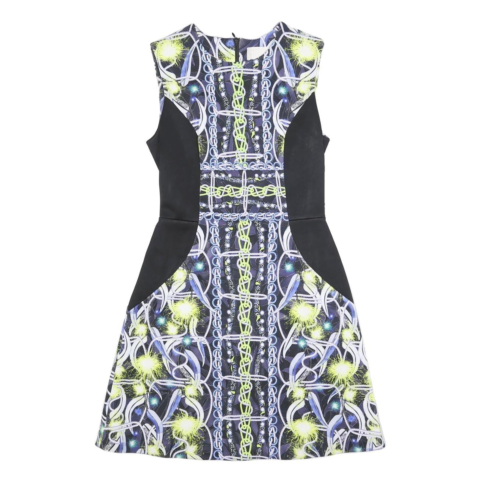 PETER PILOTTO Womens Black & Multicolour Sleeveless Day Polyester Blend Dress UK Refurbished - N/A refurbished available on Cerqular