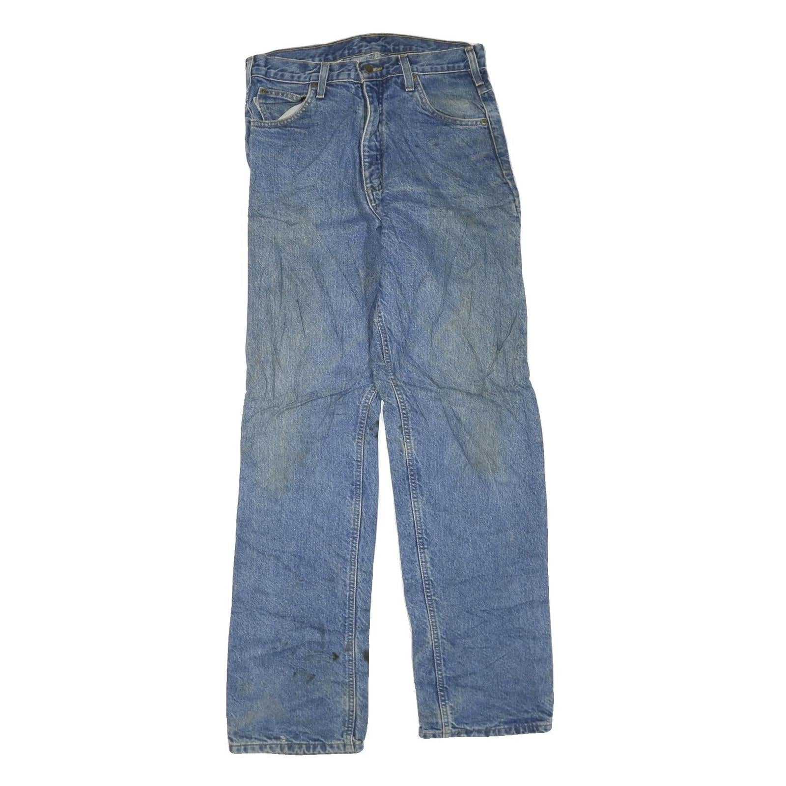 CARHARTT Mens Jeans Blue Regular Straight Denim Medium W31 L34 Durable Workwear Refurbished - N/A refurbished available on Cerqular