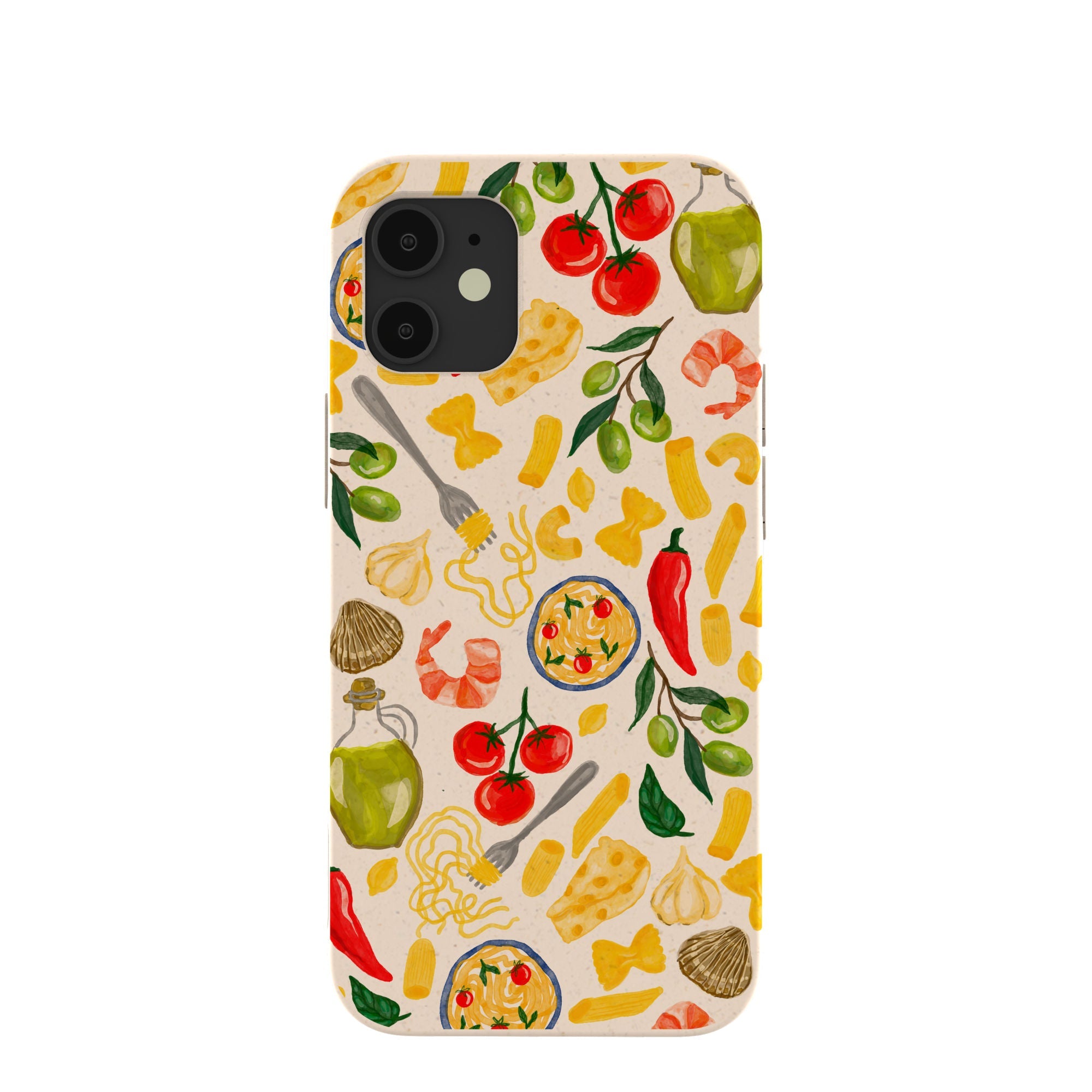 Seashell Pasta Alchemy iPhone 12 Mini Case Refurbished - Pela Case refurbished available on Cerqular