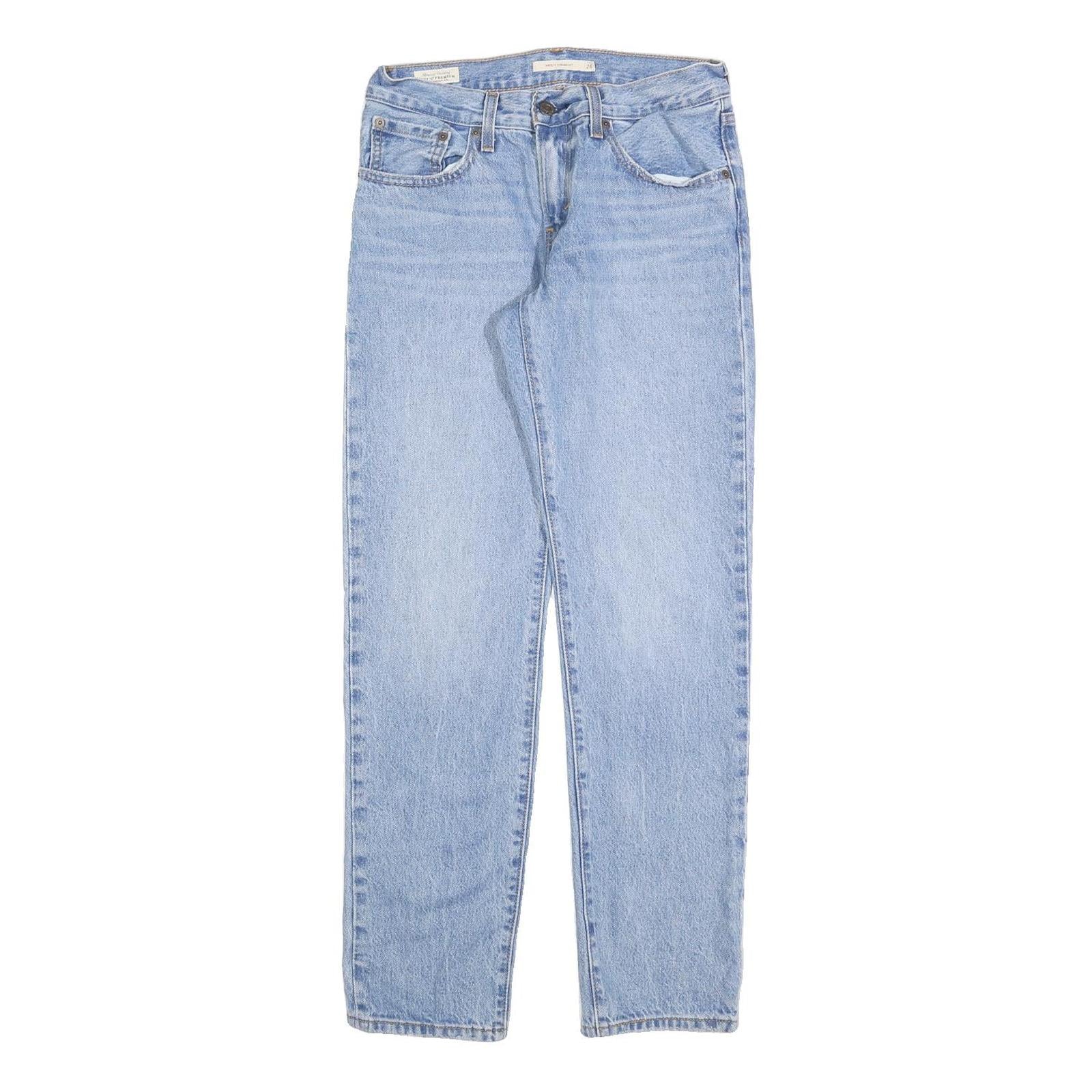LEVI'S Womens Regular Fit Blue Denim Light Wash Jeans W26 L31 Classic Zip Pocket Refurbished - N/A refurbished available on Cerqular