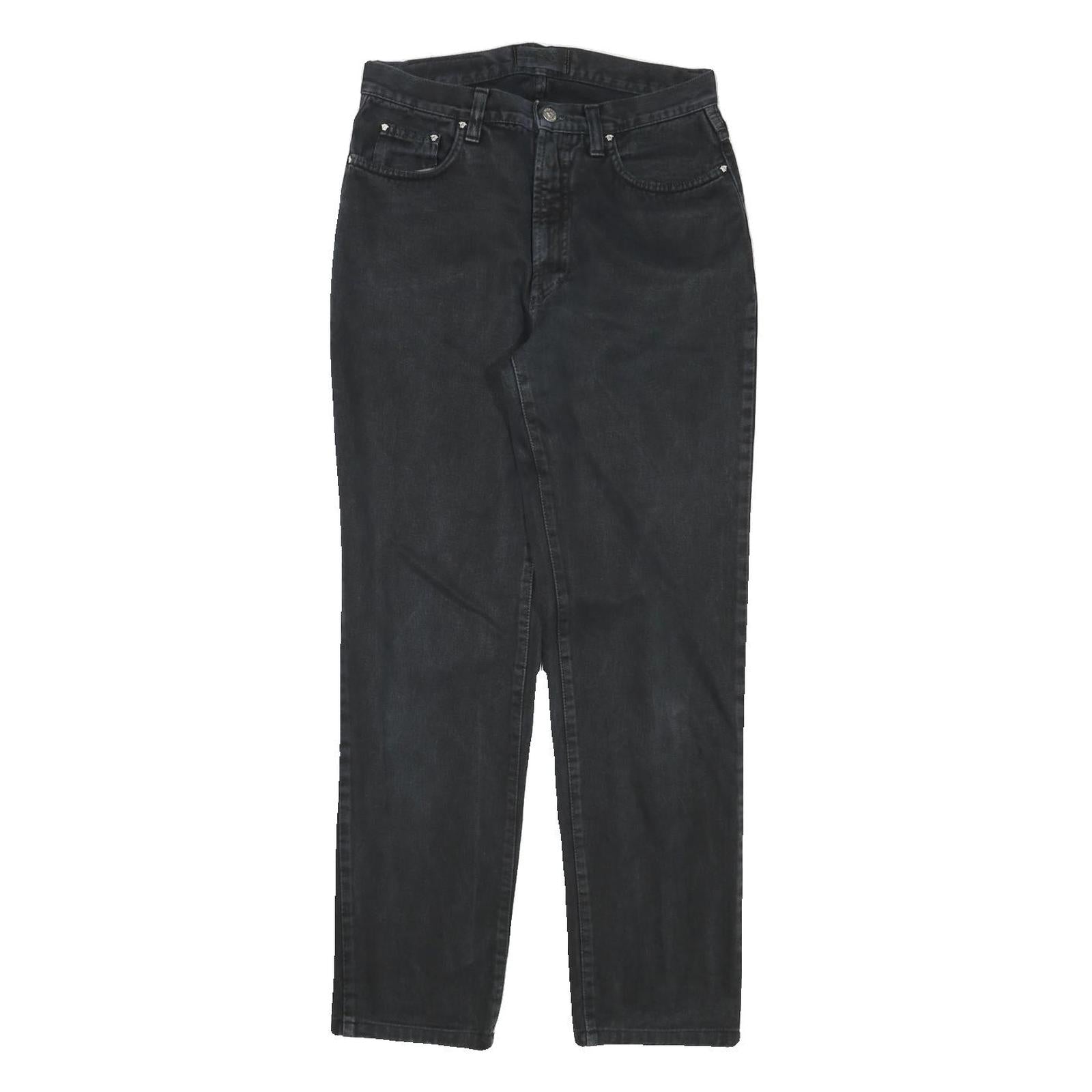 Buy VERSACE JEANS COUTURE Womens Relaxed Black Denim Jeans W28 L29 Stylish Zip Refurbished - $57.19 VERSACE JEANS COUTURE Womens Relaxed Black Denim Jeans W28 L29 Stylish Zip Refurbished - N/A refurbished available on Cerqular