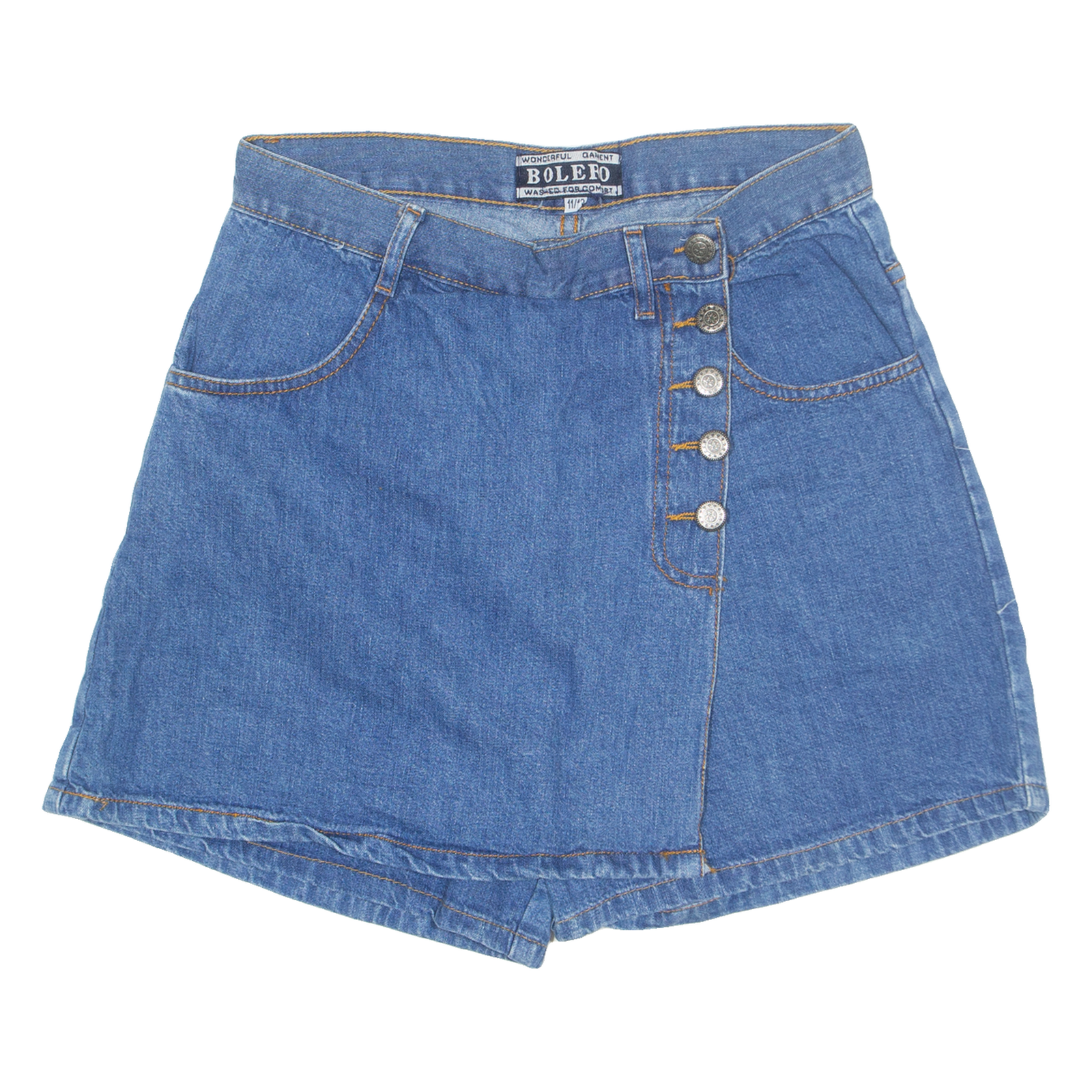 BOLERO Womens Denim Shorts Blue S W27 Refurbished - N/A refurbished available on Cerqular