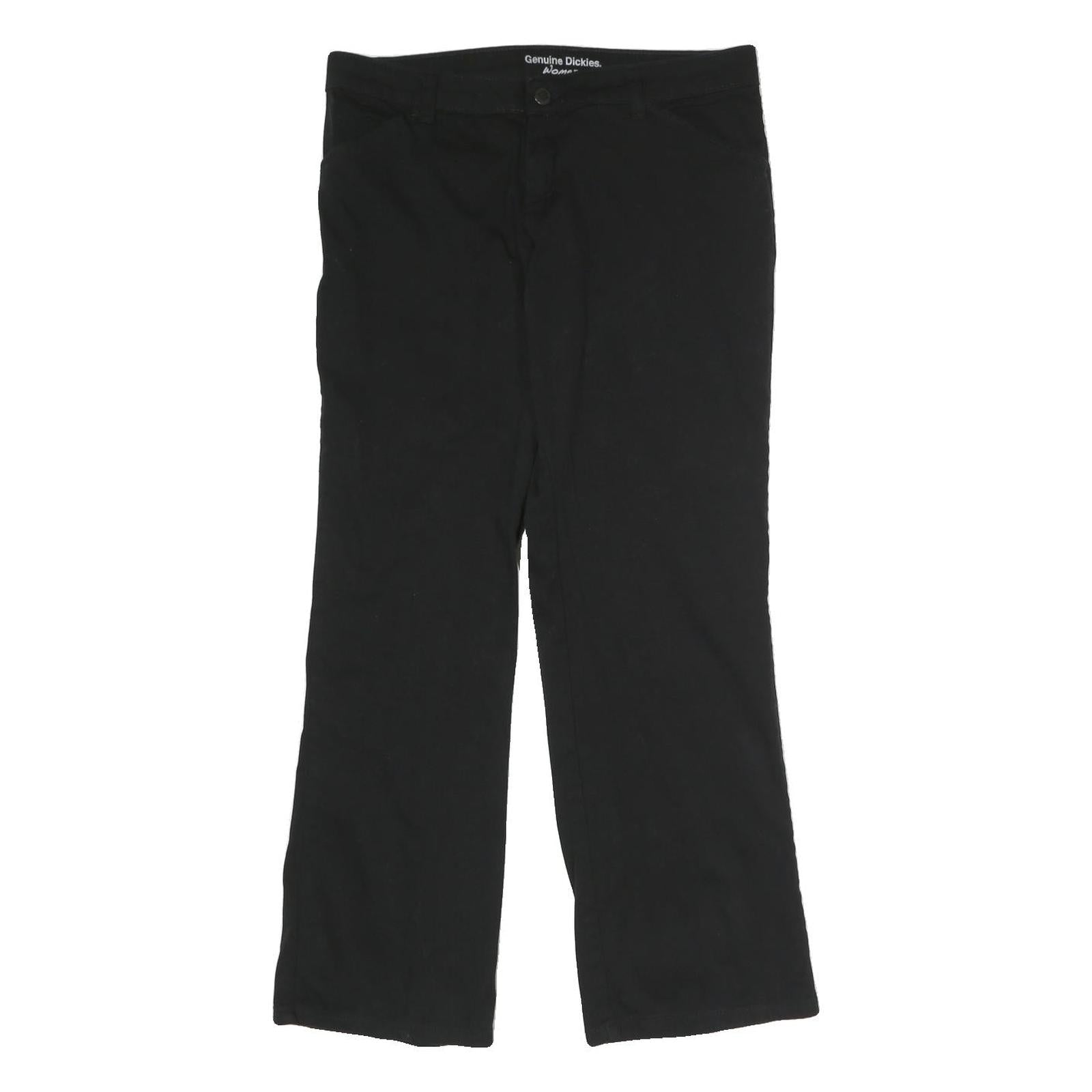 Buy DICKIES Womens Black Relaxed Straight Trousers W32 L28 Cotton Blend Zip Refurbished - $42.89 DICKIES Womens Black Relaxed Straight Trousers W32 L28 Cotton Blend Zip Refurbished - N/A refurbished available on Cerqular