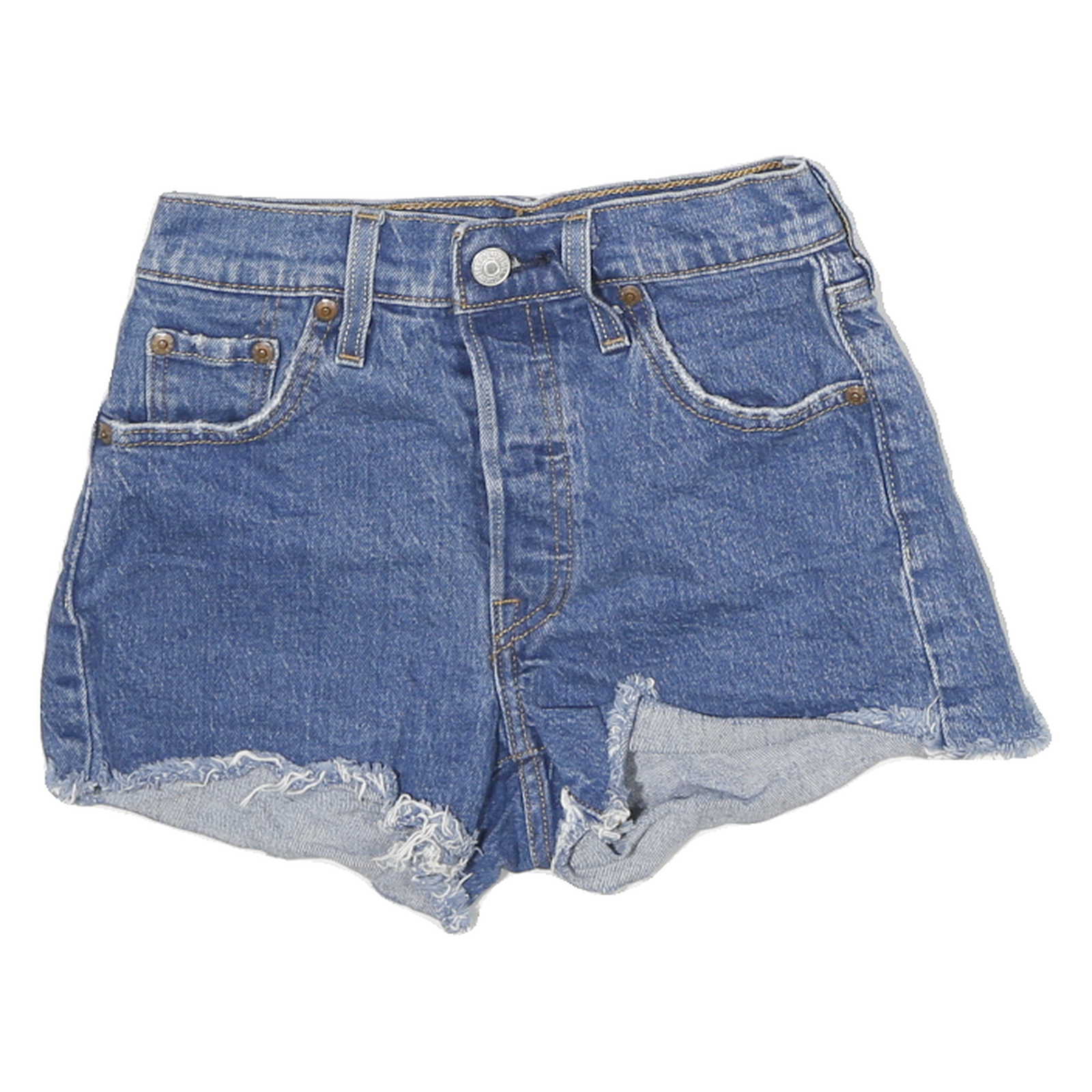 Buy LEVI'S Womens Denim Blue Cut-Off Shorts S W22 Distressed Hem Casual Refurbished - $23.39 LEVI'S Womens Denim Blue Cut-Off Shorts S W22 Distressed Hem Casual Refurbished - N/A refurbished available on Cerqular