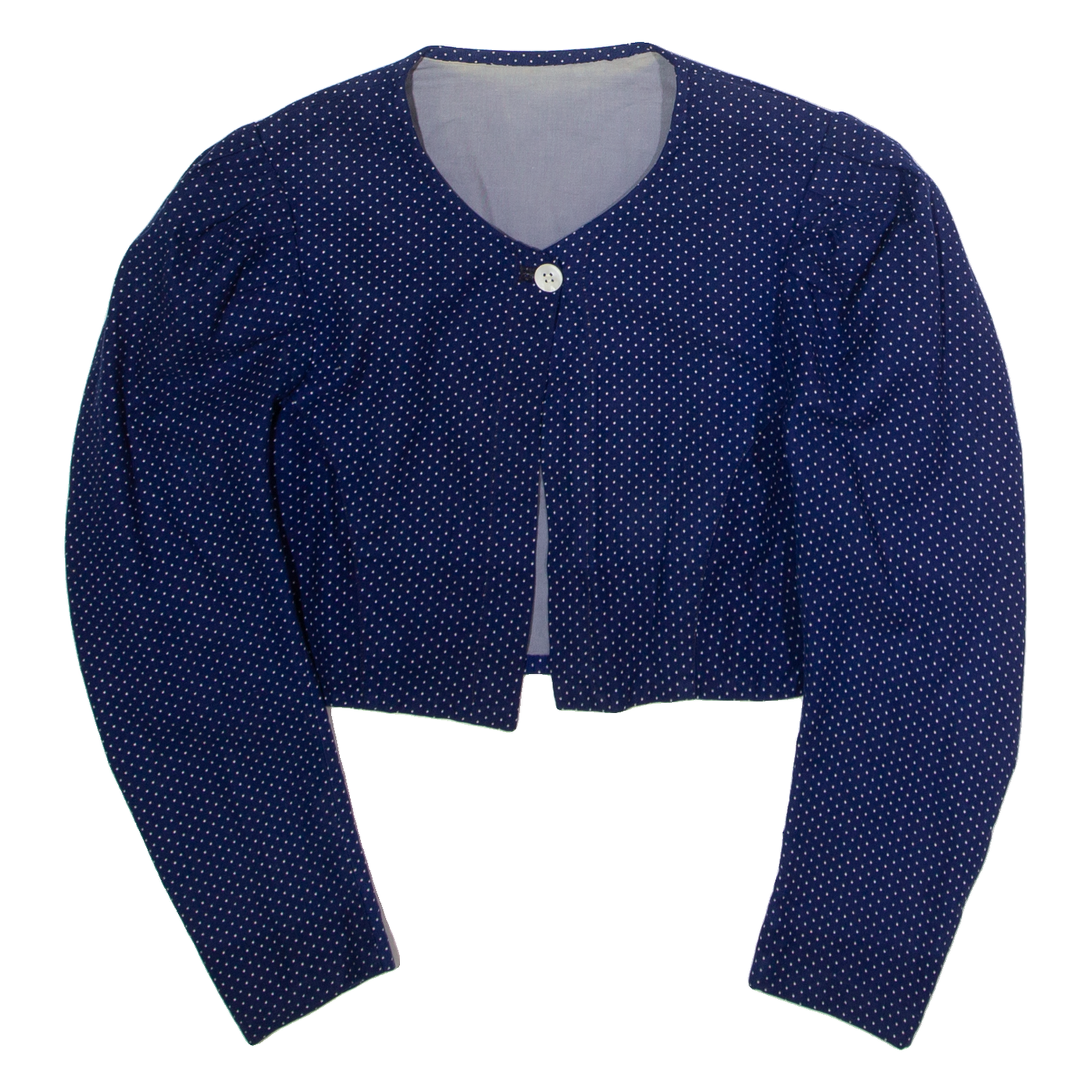 Womens Blazer Jacket Blue 90s Spotted XS Refurbished - N/A refurbished available on Cerqular