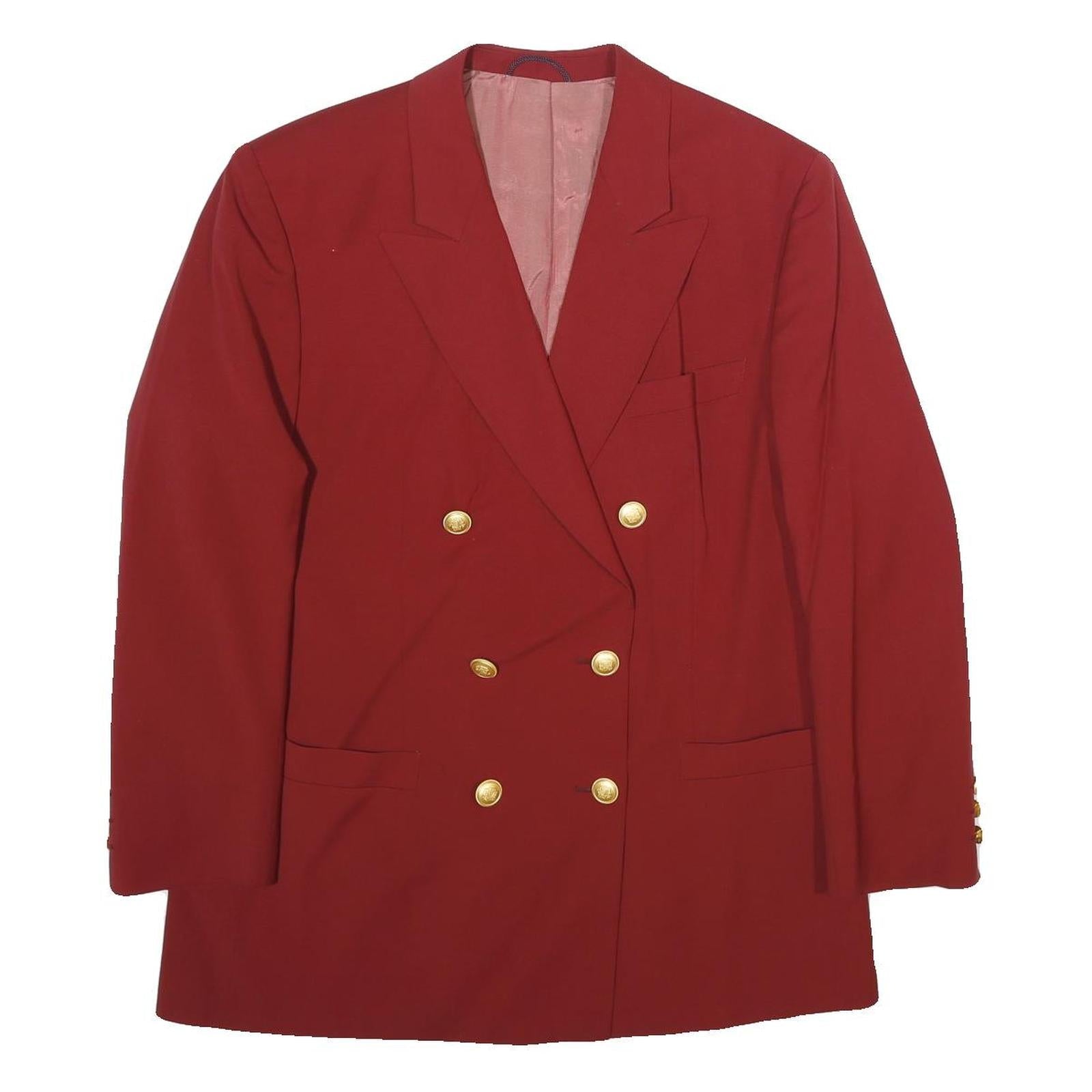 Buy HENDRIKSEN Womens Red Wool Blend Double Breasted Jacket L Wool Classic Fit Refurbished - $41.59 HENDRIKSEN Womens Red Wool Blend Double Breasted Jacket L Wool Classic Fit Refurbished - N/A refurbished available on Cerqular