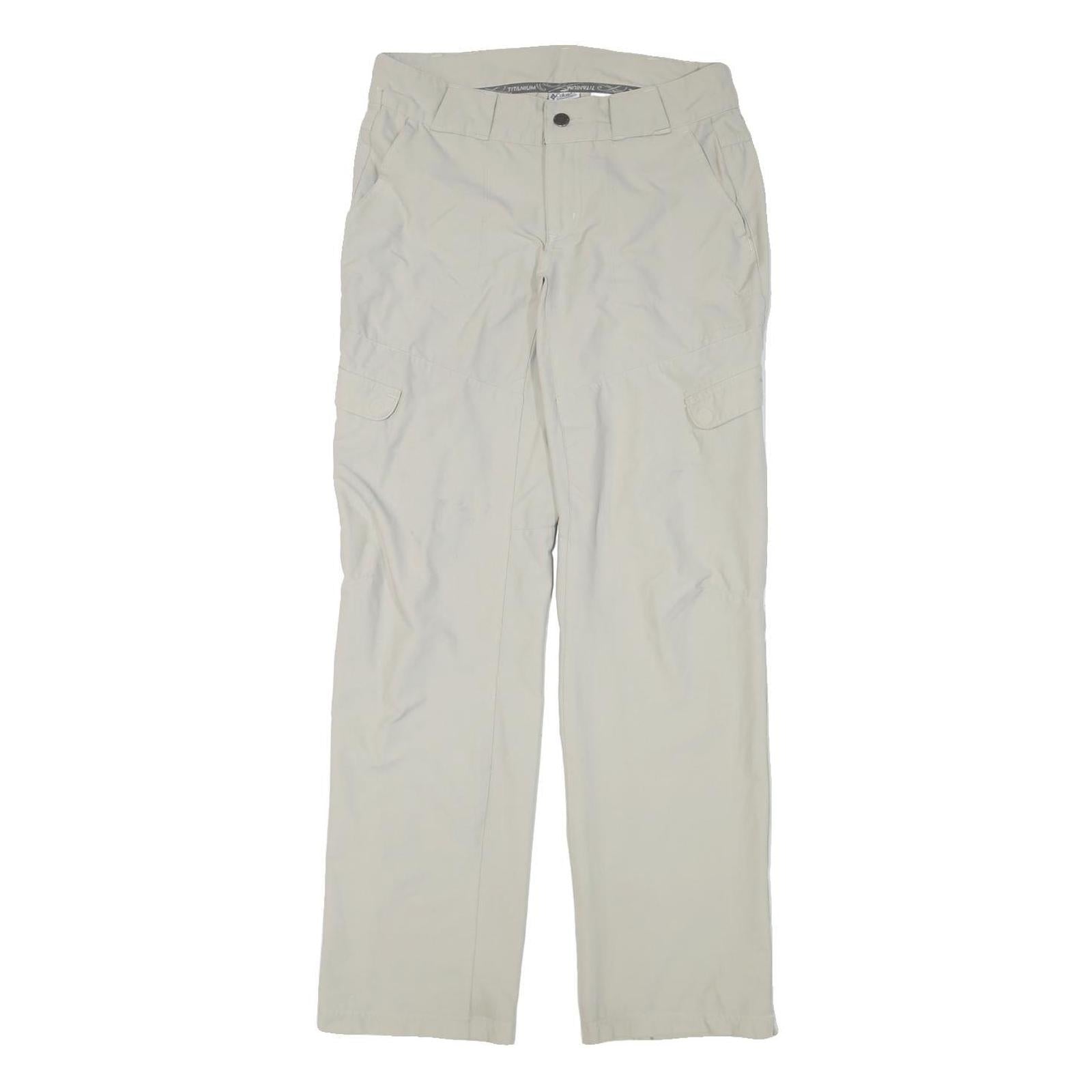 COLUMBIA Womens Regular Beige Cargo Zip Trousers W28 L31 Outdoor Casual Refurbished - N/A refurbished available on Cerqular