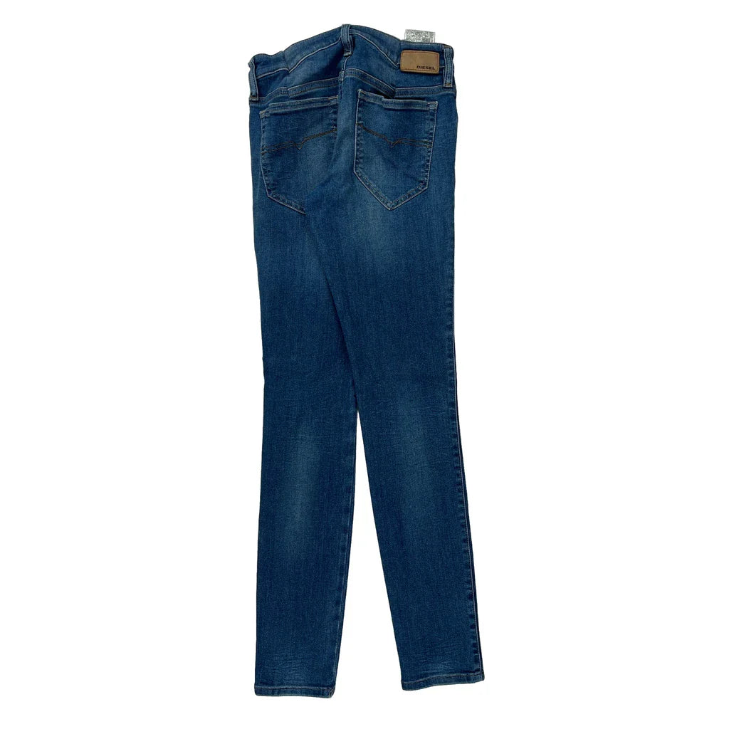 Diesel Skinny Jeans - 24W UK 4 Blue Cotton Refurbished - Thrifted (note: this is a term often used to describe second- refurbished available on Cerqular