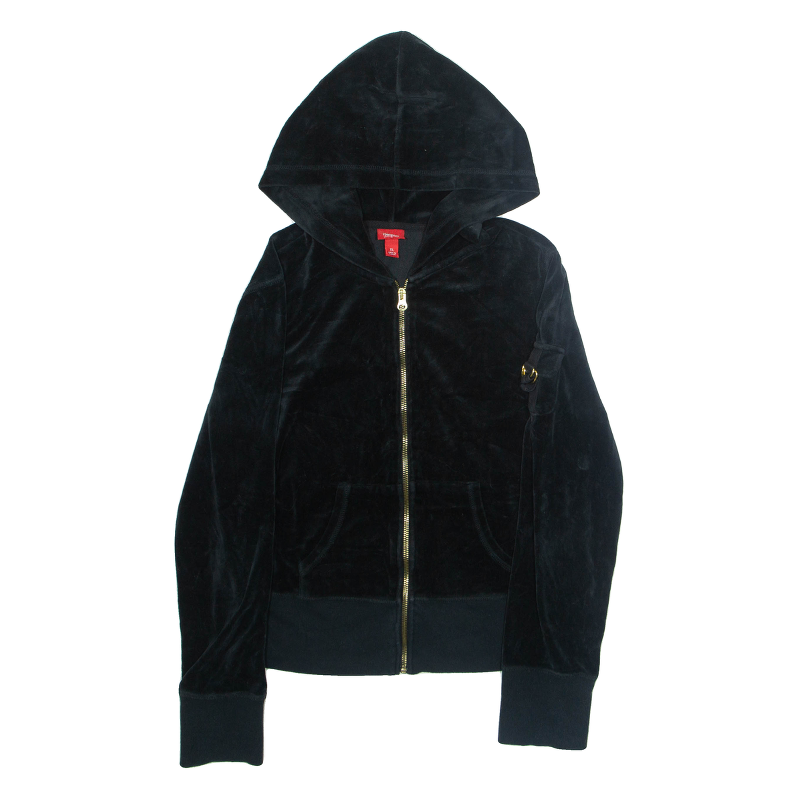 MASSIMO DUTTI Womens Black Hoodie Full Zip XL Refurbished - N/A refurbished available on Cerqular