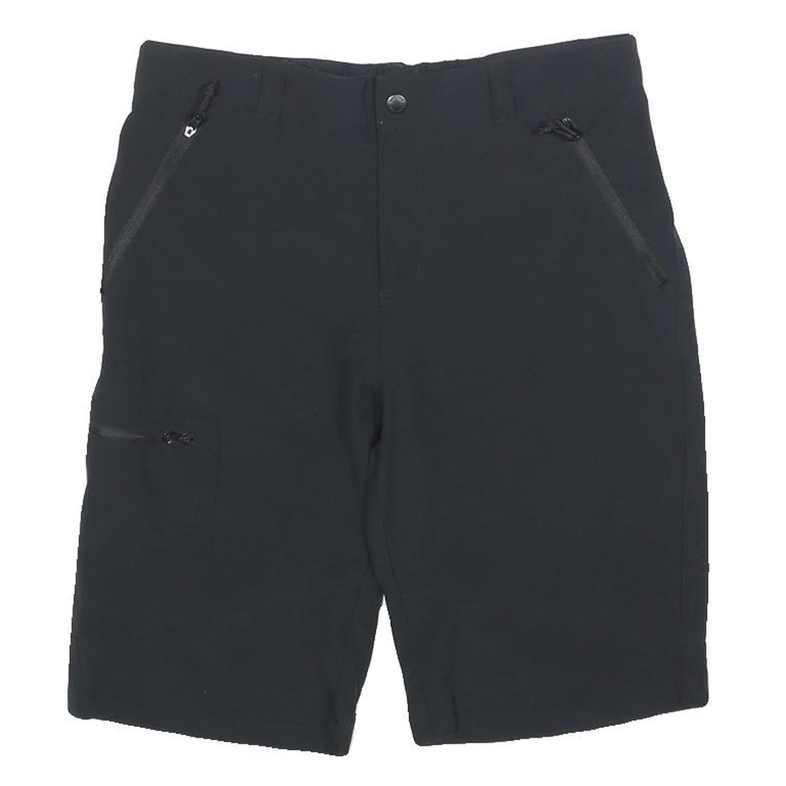 COLUMBIA Mens Shorts Black Sports Casual M W30 Polyester Blend Zip Pockets Refurbished - N/A refurbished available on Cerqular