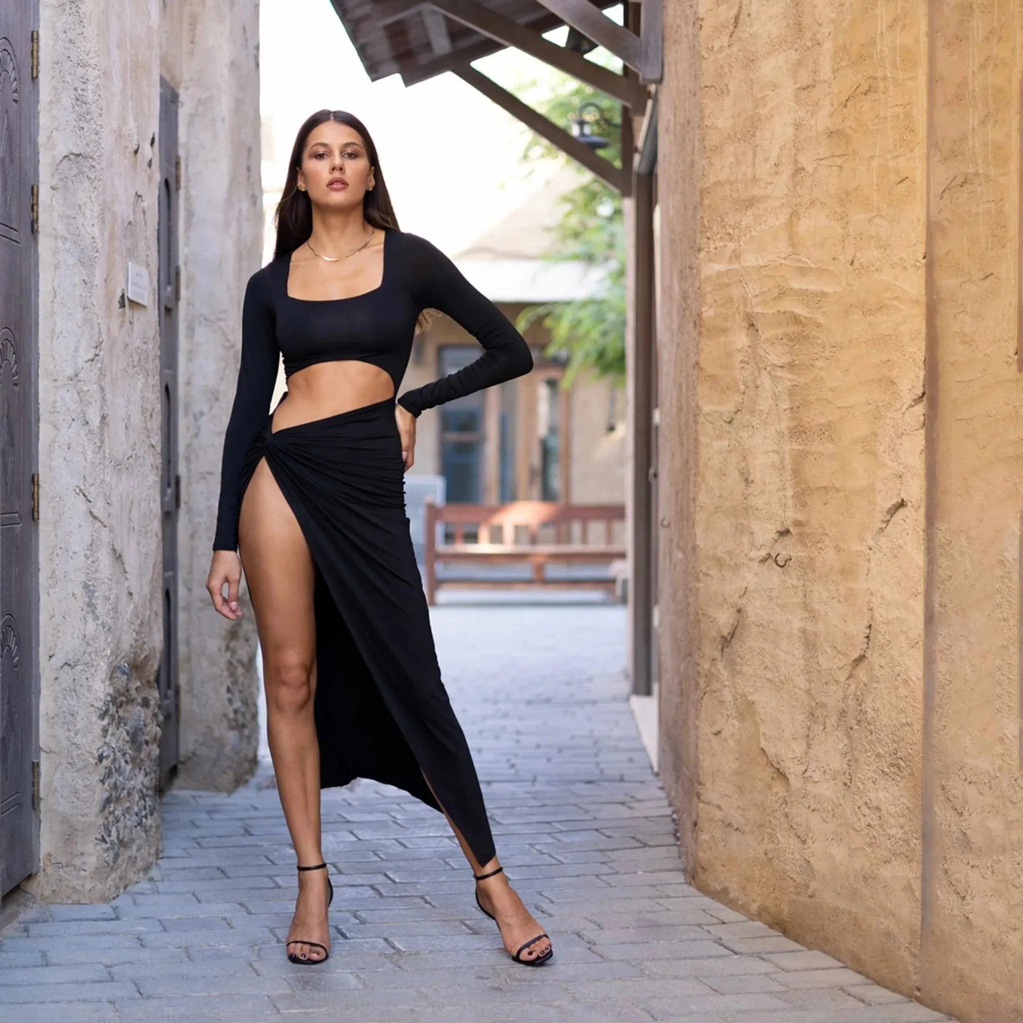 Buy Rent Danica Long Dress | Size: S | Color: Black Refurbished - $20.00 Rent Danica Long Dress | Size: S | Color: Black Refurbished - Aloud (note: this is a lesser-known brand, but it has refurbished available on Cerqular