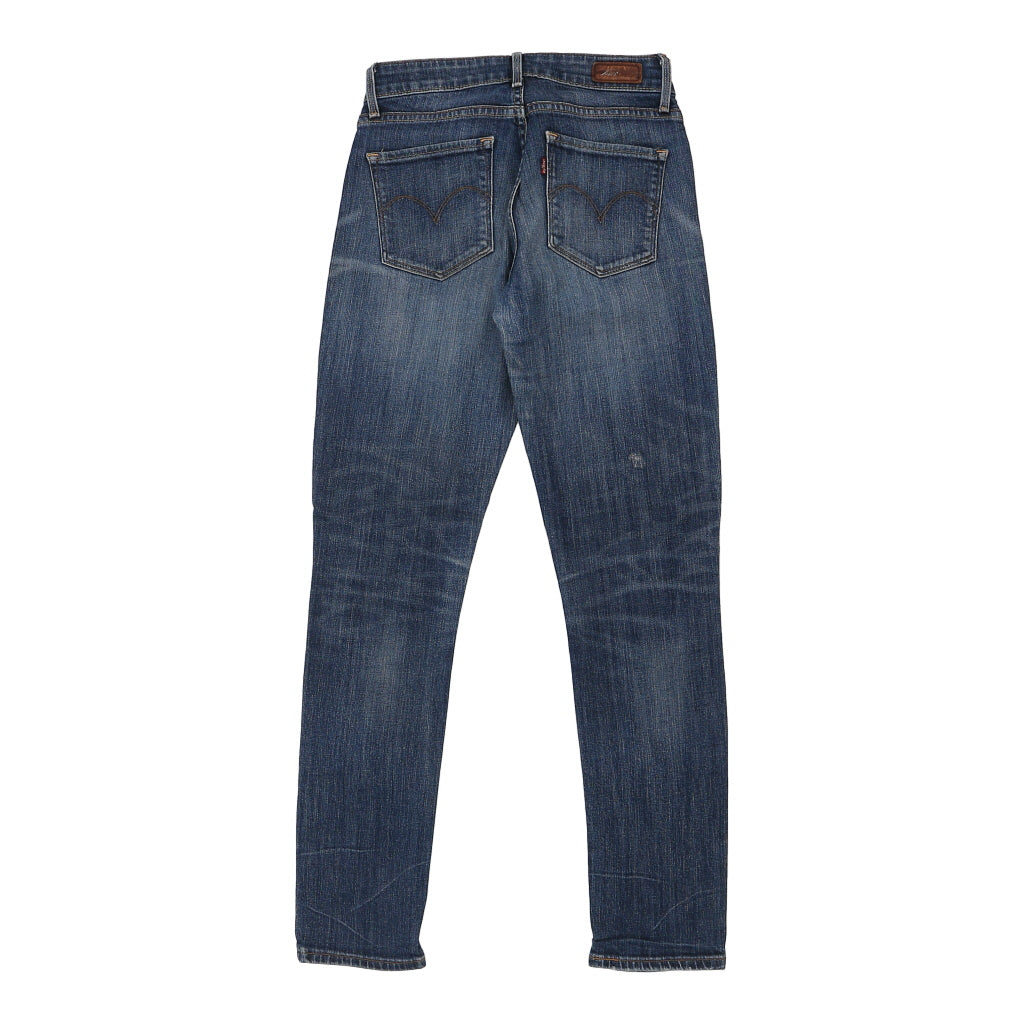 Levis Jeans - 25W UK 4 Blue Cotton Refurbished - Thrifted (note: this is a term often used to describe second- refurbished available on Cerqular