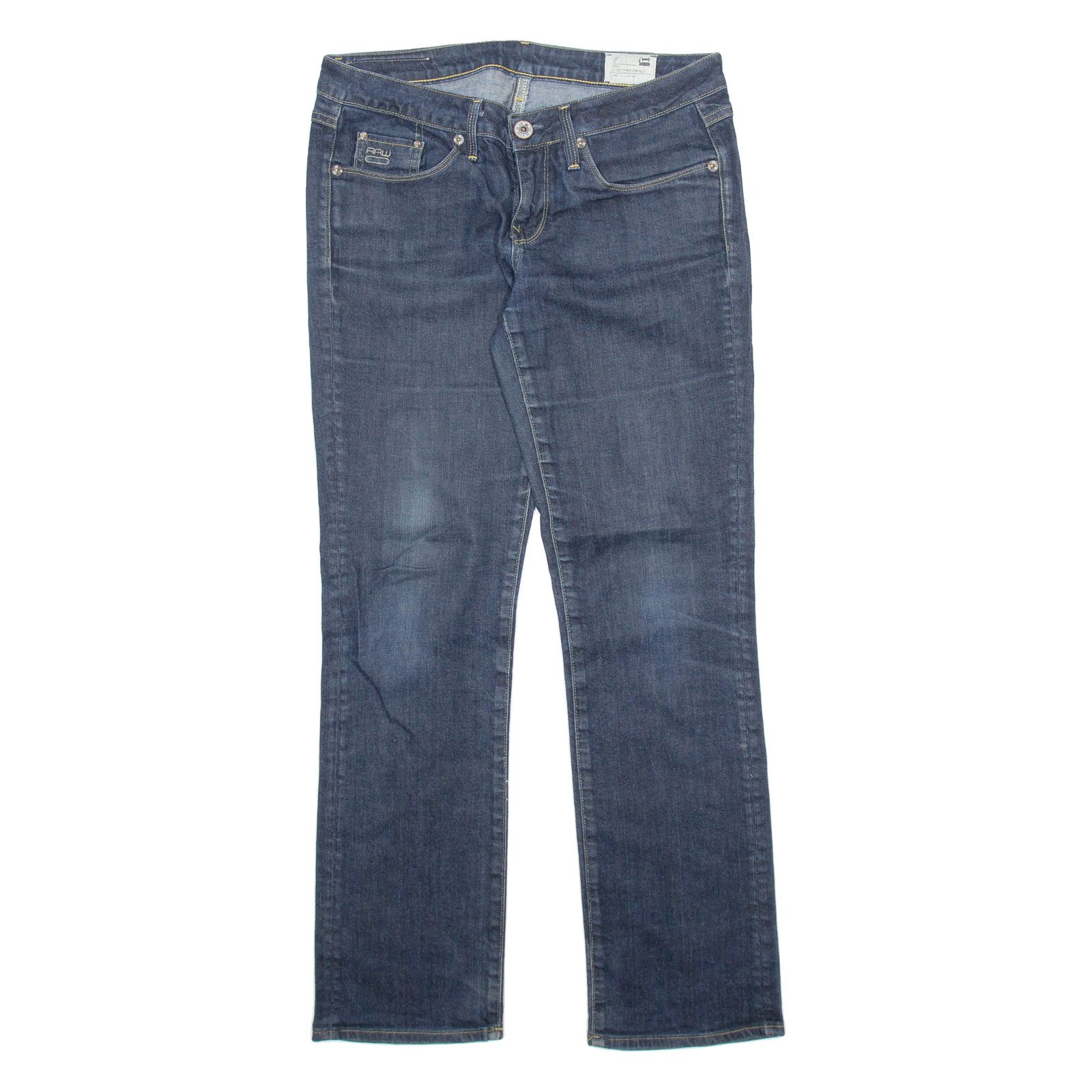G-STAR RAW Mens Jeans Blue Regular Straight W28 L28 Refurbished - N/A refurbished available on Cerqular