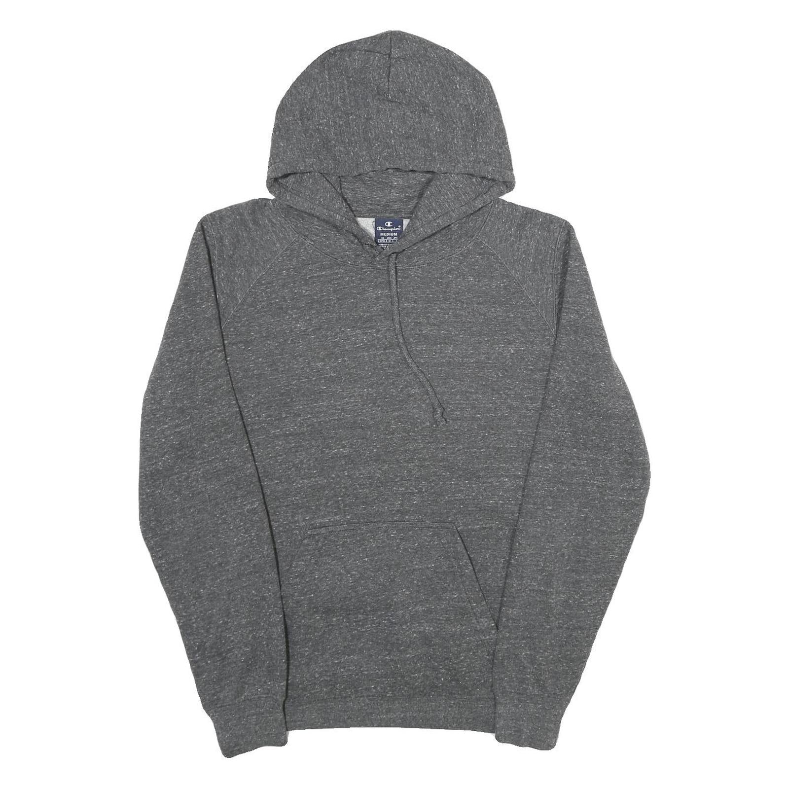 CHAMPION Mens Grey Hoodie Pullover M Cotton Blend Casual Streetwear Refurbished - N/A refurbished available on Cerqular