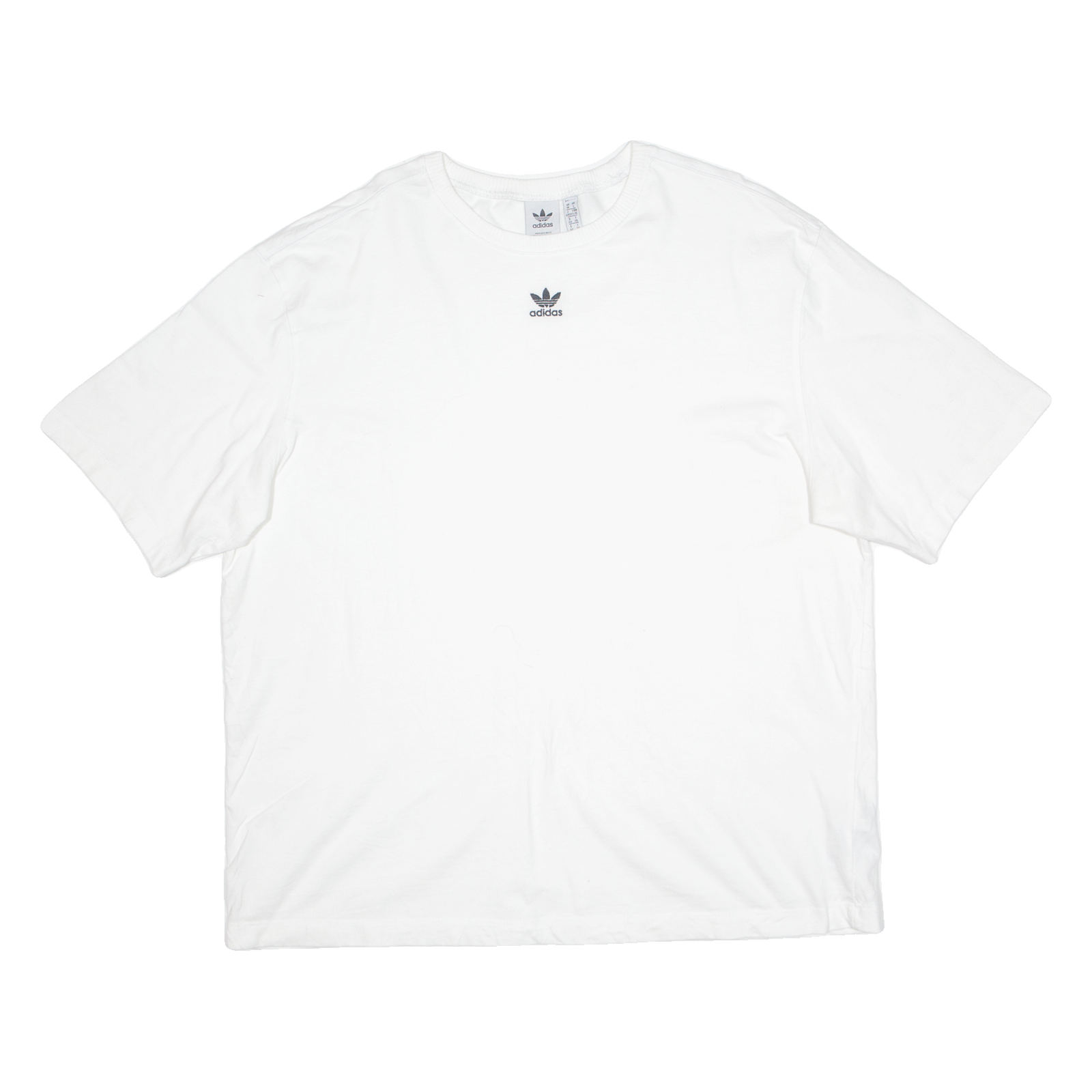ADIDAS ORIGINALS Womens T-Shirt White UK 18 Refurbished - N/A refurbished available on Cerqular