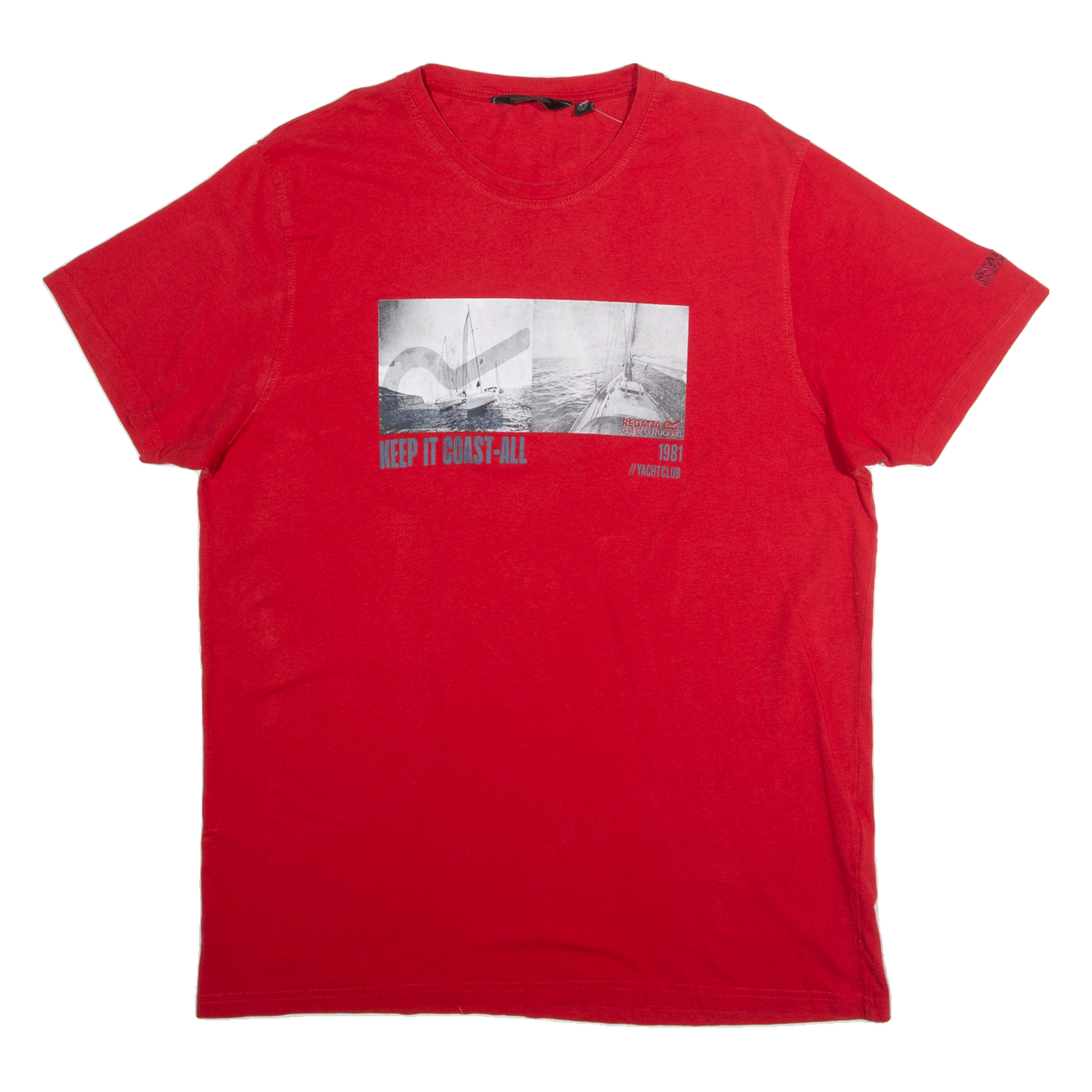 REGATTA Mens T-Shirt Red XL Refurbished - N/A refurbished available on Cerqular