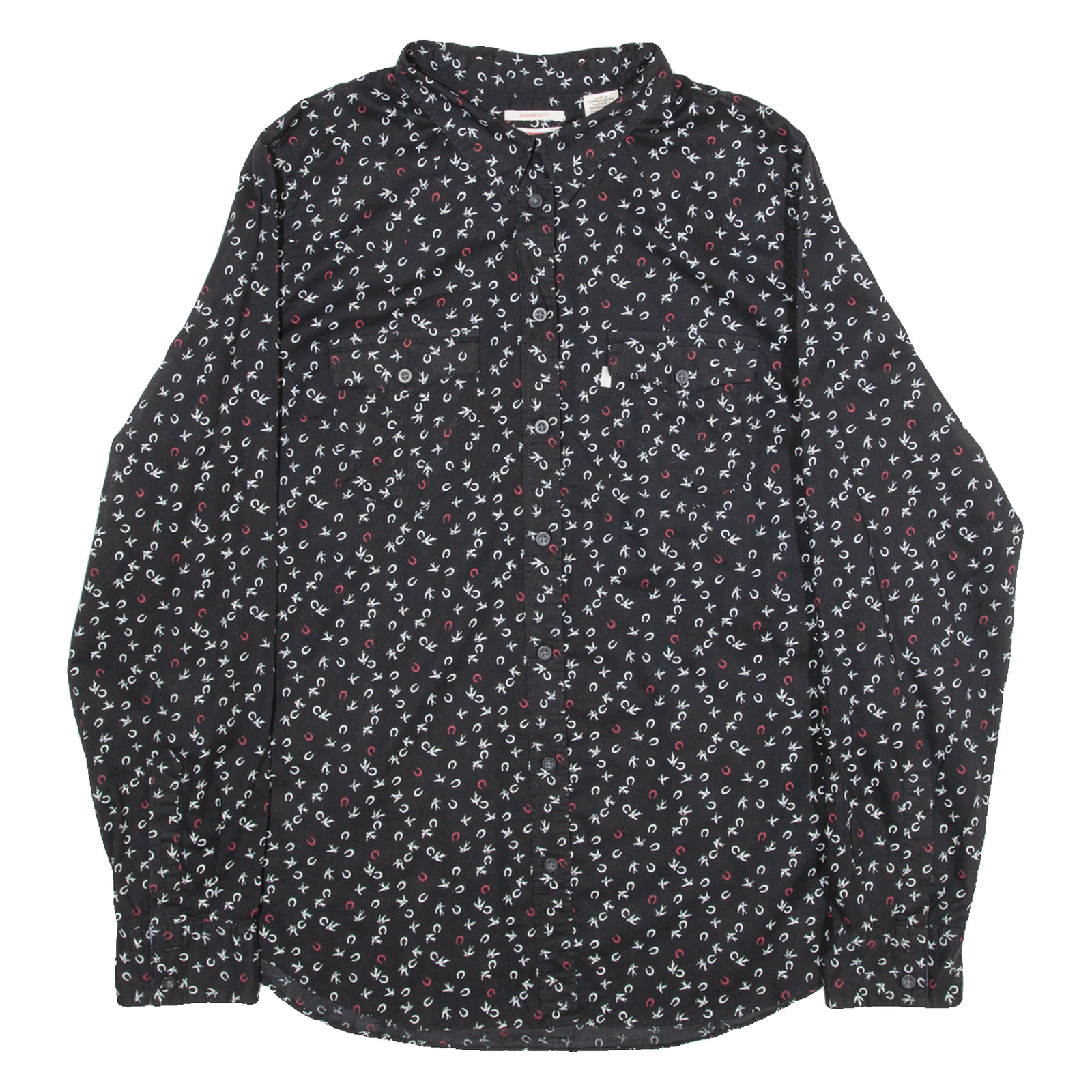 LEVI'S Tailored Fit Womens Shirt Black Long Sleeve XL Refurbished - N/A refurbished available on Cerqular