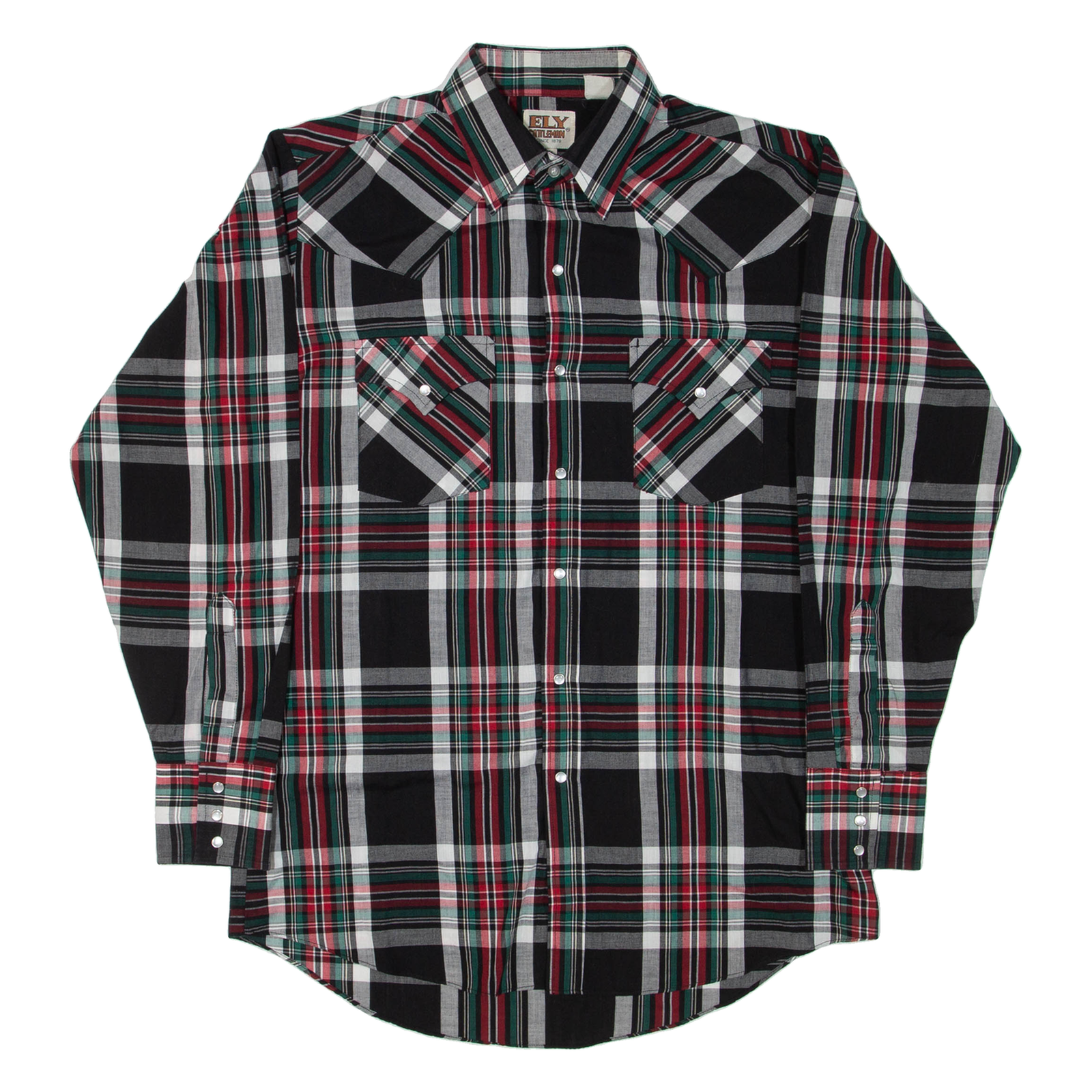 Buy ELY CATTLEMAN Mens Shirt Black Check Long Sleeve M Refurbished - $18.19 ELY CATTLEMAN Mens Shirt Black Check Long Sleeve M Refurbished - N/A refurbished available on Cerqular