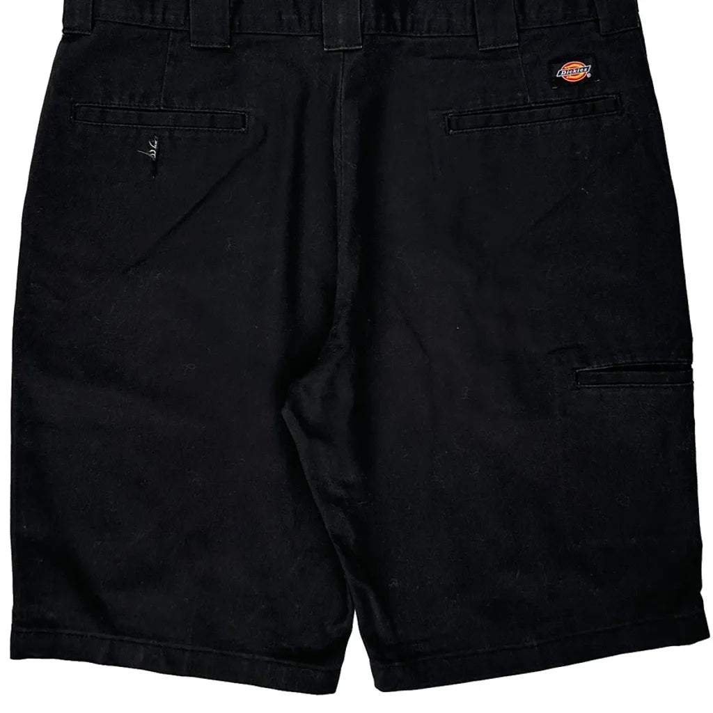 Dickies Shorts - 36W 10L Black Cotton Refurbished - Thrifted (note: this is a term often used to describe second- refurbished available on Cerqular