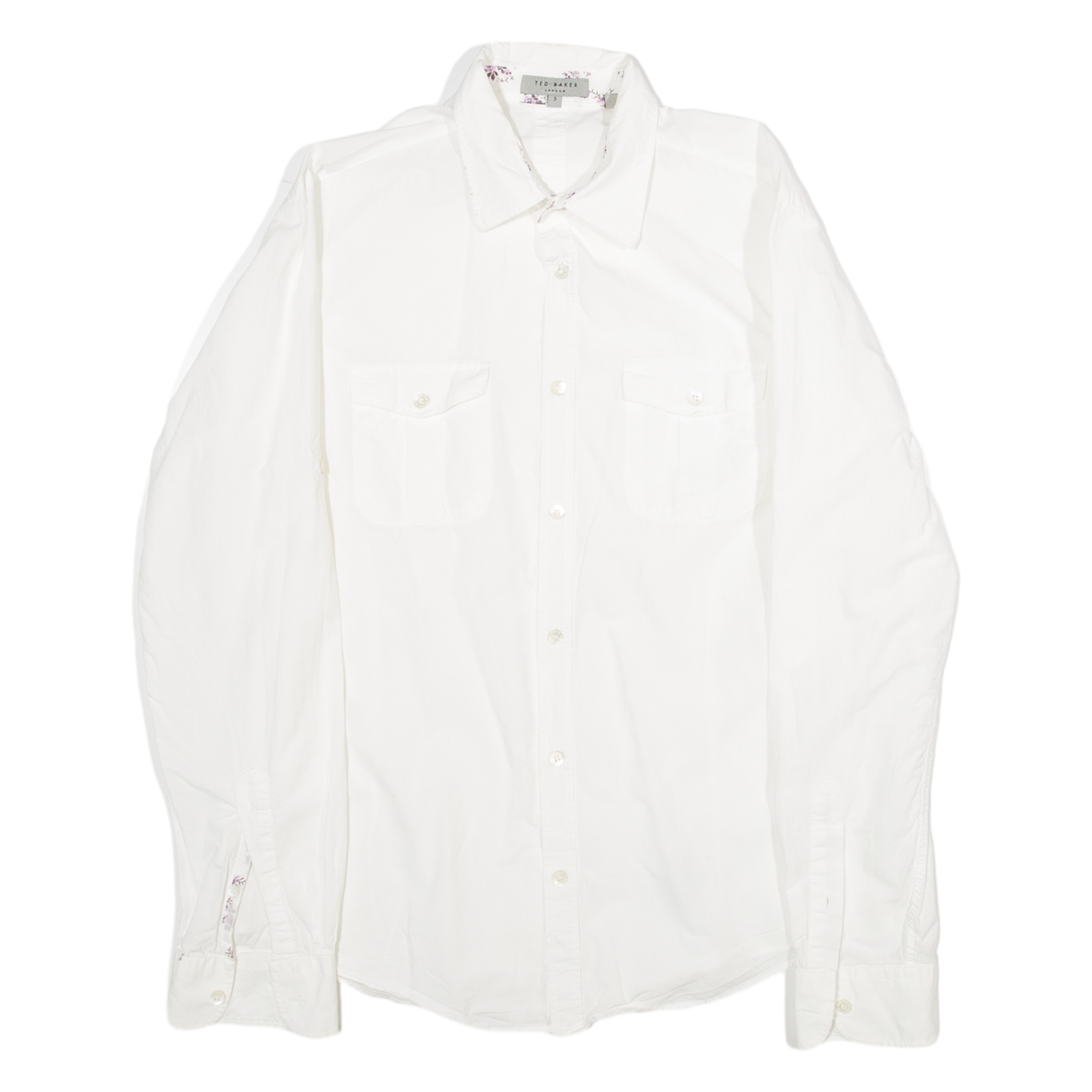 Buy TED BAKER Mens Plain Shirt White Long Sleeve M Refurbished - $28.59 TED BAKER Mens Plain Shirt White Long Sleeve M Refurbished - N/A refurbished available on Cerqular