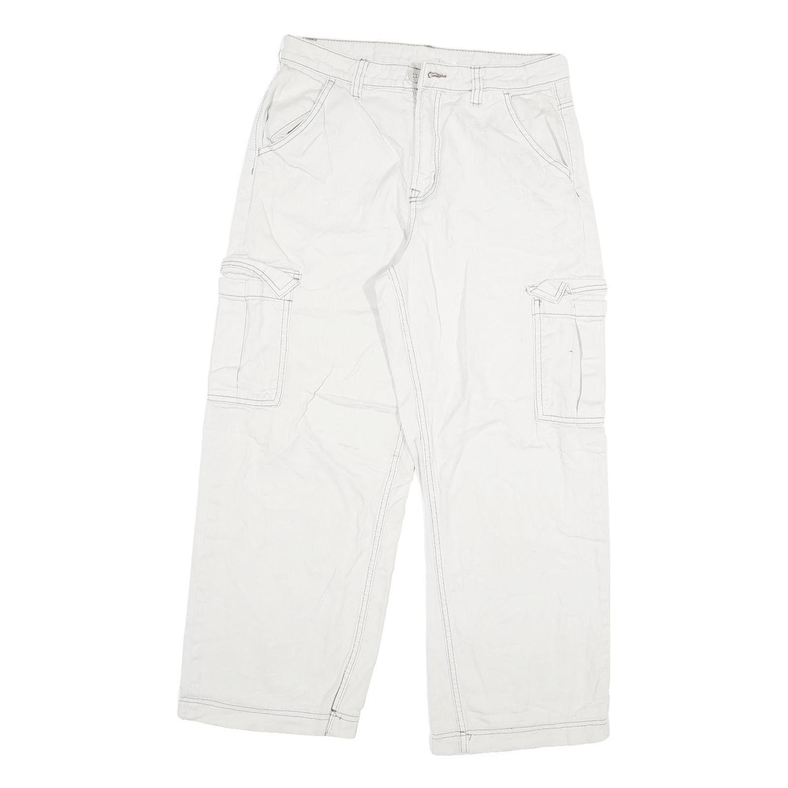 Buy Womens White Regular Fit Cargo Cotton Jeans W29 L26 Practical Pockets Zip Refurbished - $20.79 Womens White Regular Fit Cargo Cotton Jeans W29 L26 Practical Pockets Zip Refurbished - N/A refurbished available on Cerqular