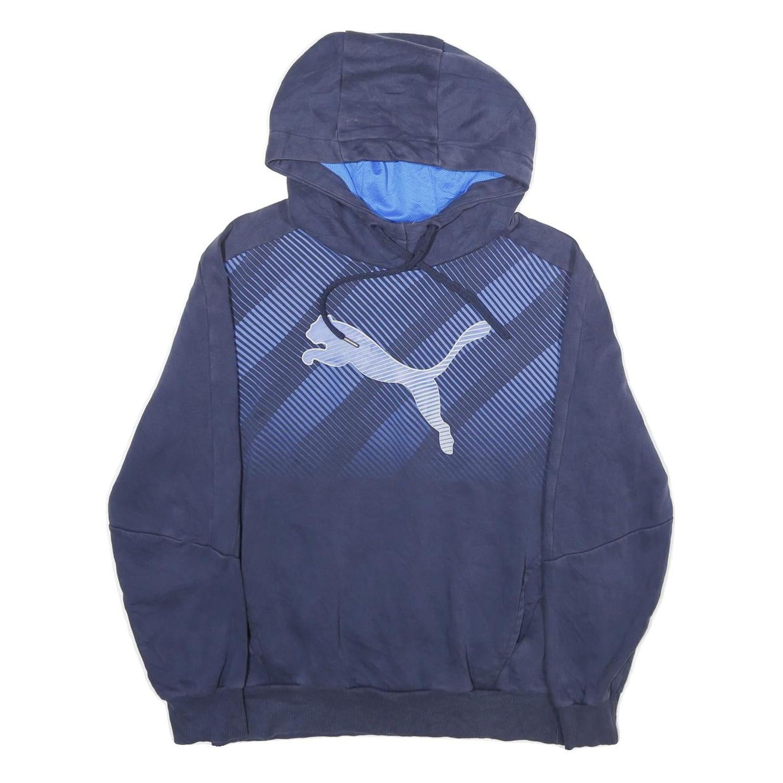 Buy PUMA Mens Blue Pullover Hoodie S Cotton Sportswear Casual Gym Refurbished - $35.09 PUMA Mens Blue Pullover Hoodie S Cotton Sportswear Casual Gym Refurbished - N/A refurbished available on Cerqular