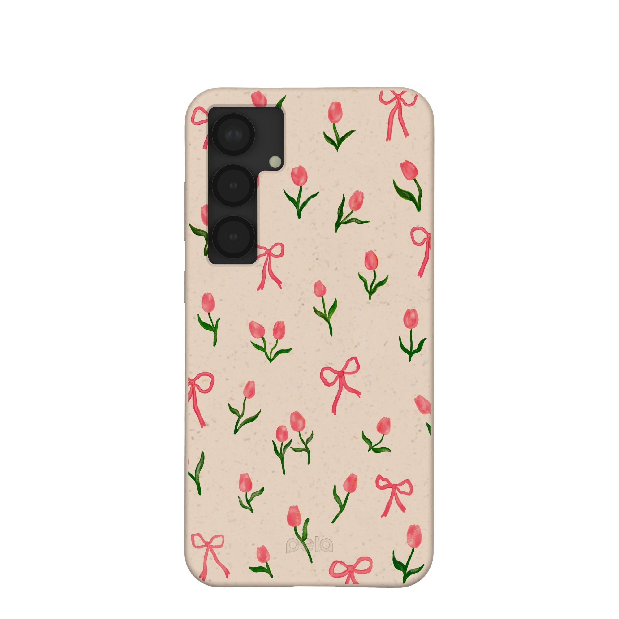 Seashell Tulip Bliss Samsung Galaxy S25+(Plus) Case Refurbished - Pela Case refurbished available on Cerqular