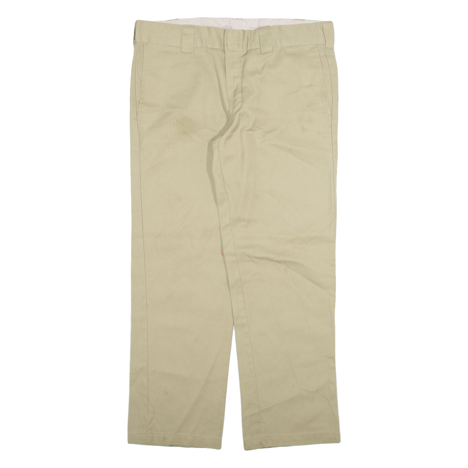 DICKIES Mens Trousers Beige Slim Straight W34 L30 Refurbished - N/A refurbished available on Cerqular