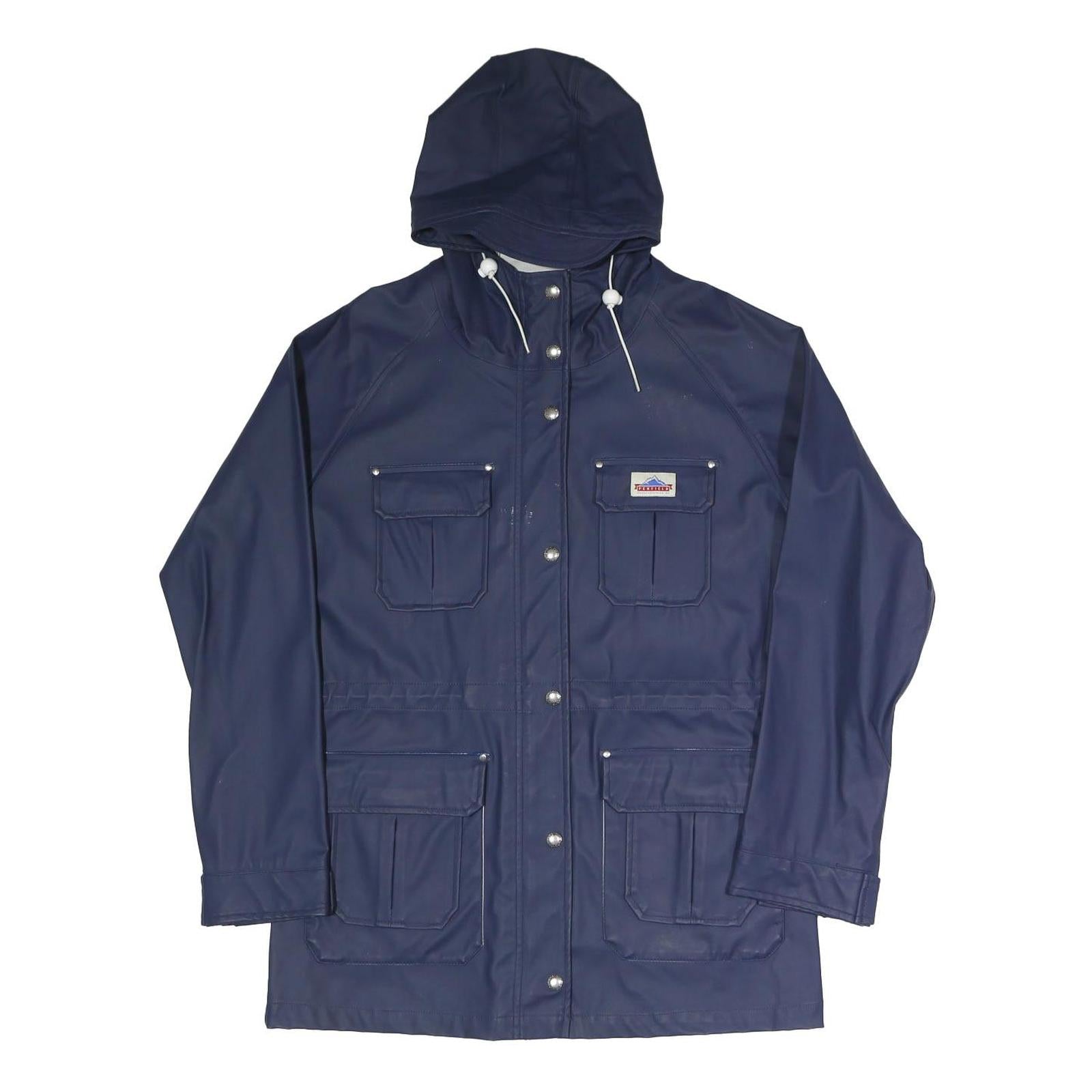 PENFIELD Womens Blue Jacket L Polyester Blend Plain Hooded Zip Outdoor Casual Refurbished - N/A refurbished available on Cerqular