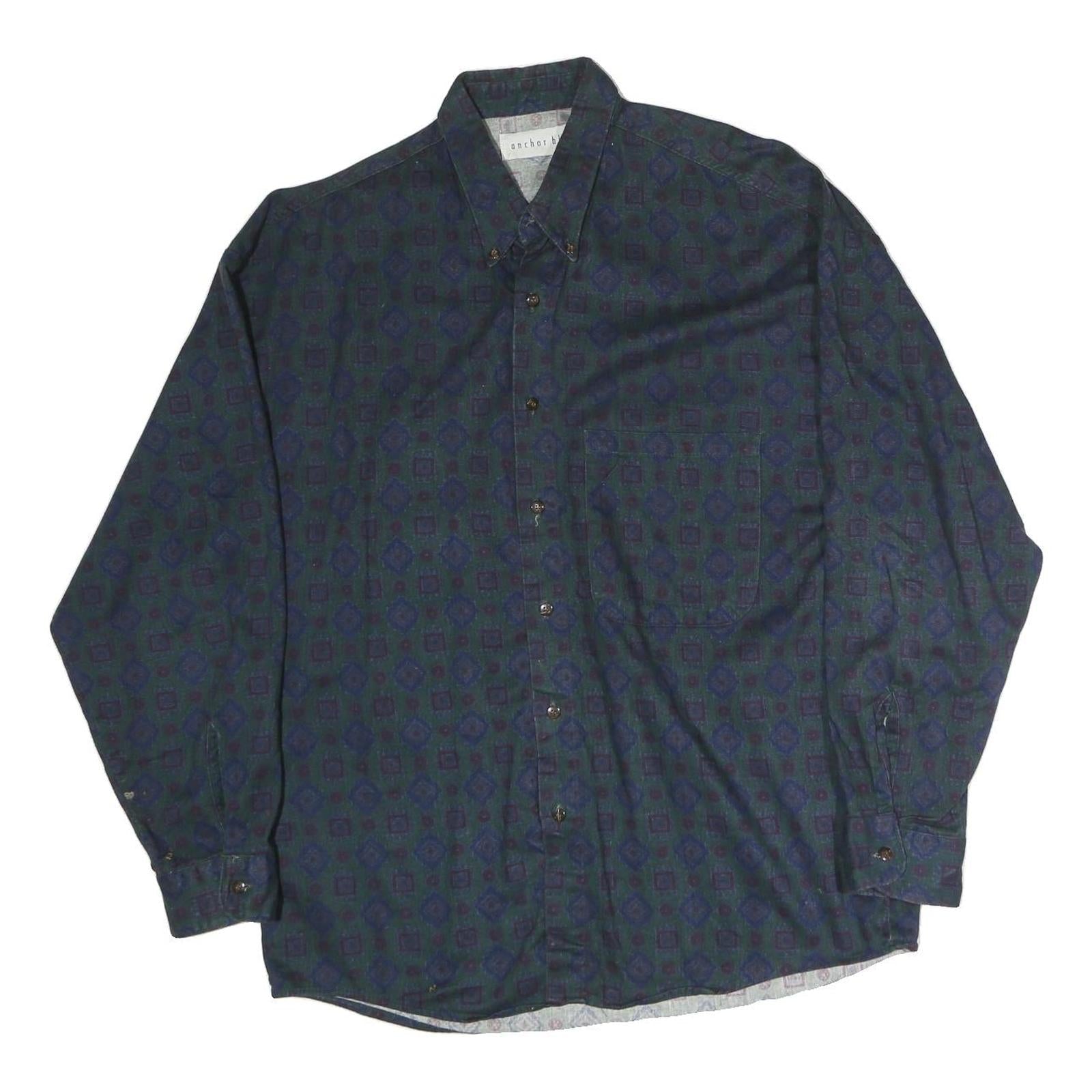 Buy ANCHORBLUE Mens Blue Pattern Shirt M Cotton Long Sleeve Button Casual Refurbished - $19.49 ANCHORBLUE Mens Blue Pattern Shirt M Cotton Long Sleeve Button Casual Refurbished - N/A refurbished available on Cerqular