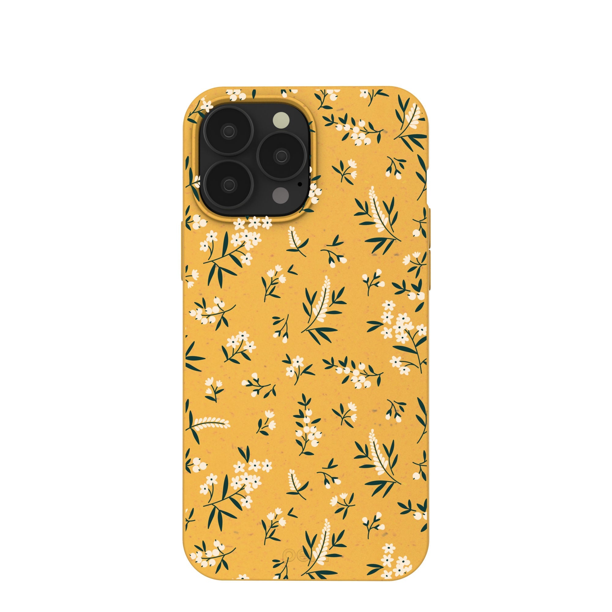 Honey White Posies iPhone 13 Pro Max Case Refurbished - Pela Case refurbished available on Cerqular