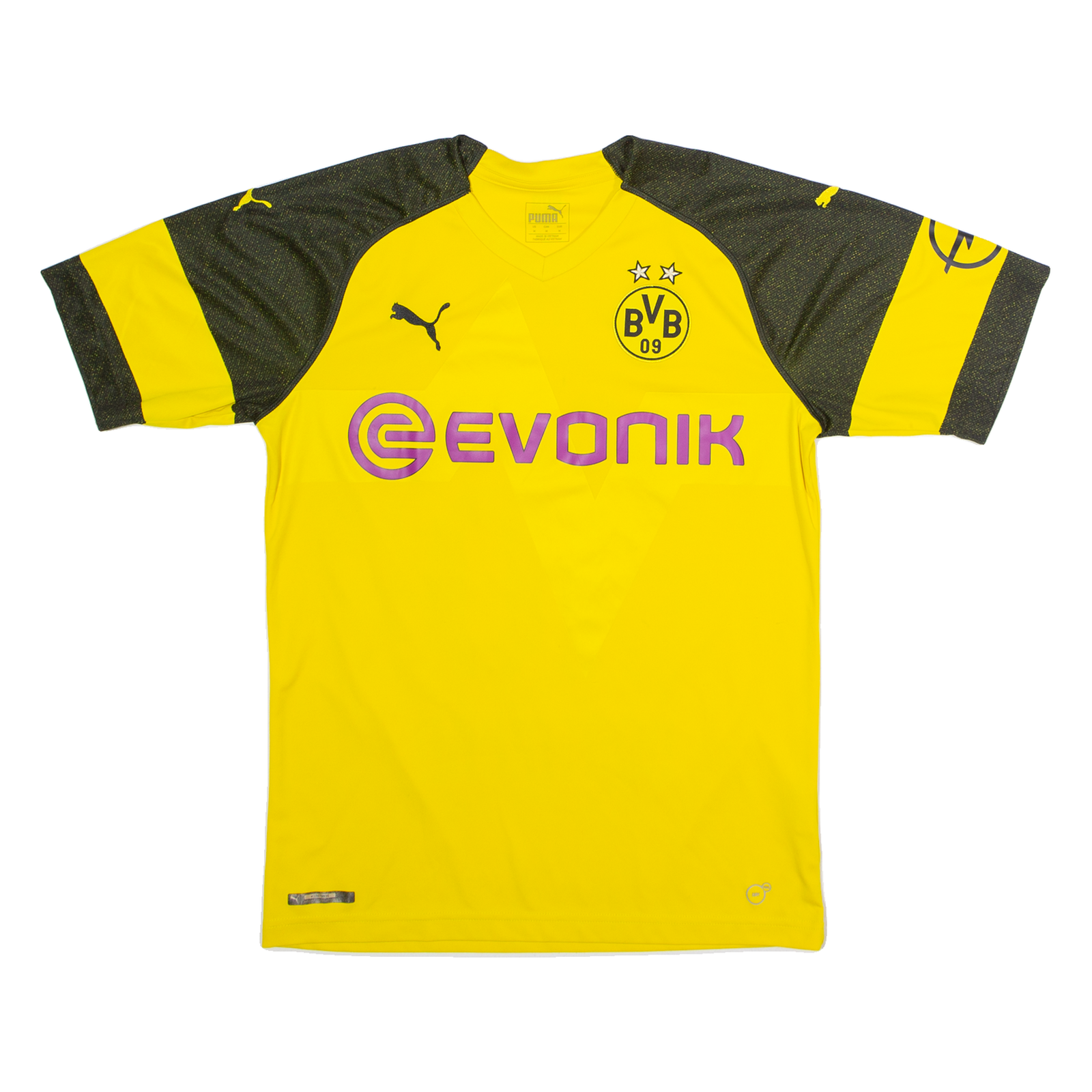 PUMA 2018/19 Borussia Dortmund Home #16 Akanji Mens Football Shirt Jersey Yellow M Refurbished - N/A refurbished available on Cerqular