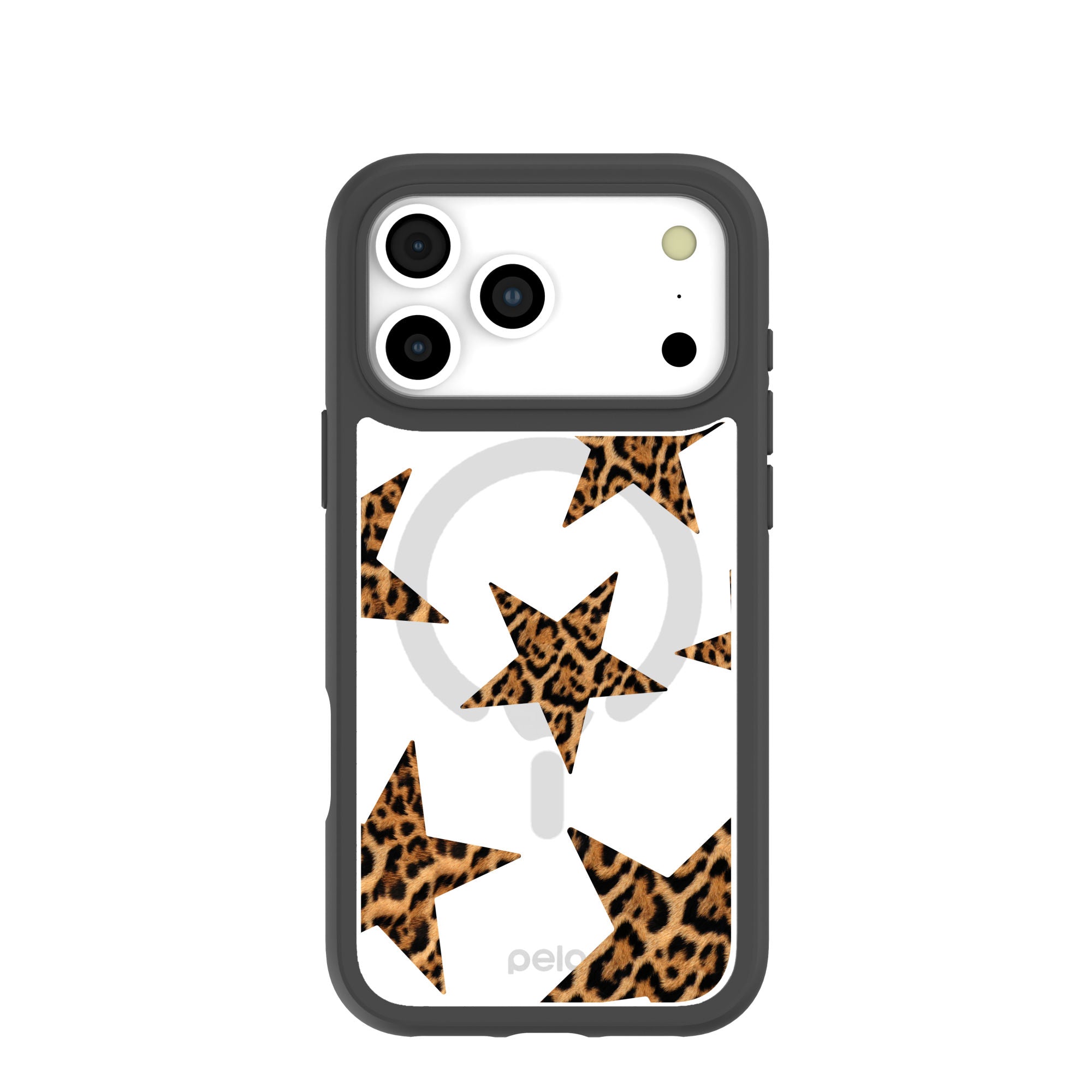Clear Jaguar Stars iPhone 17 Pro Max Case With Noir Ridge (MagSafe included) Refurbished - Pela Case refurbished available on Cerqular