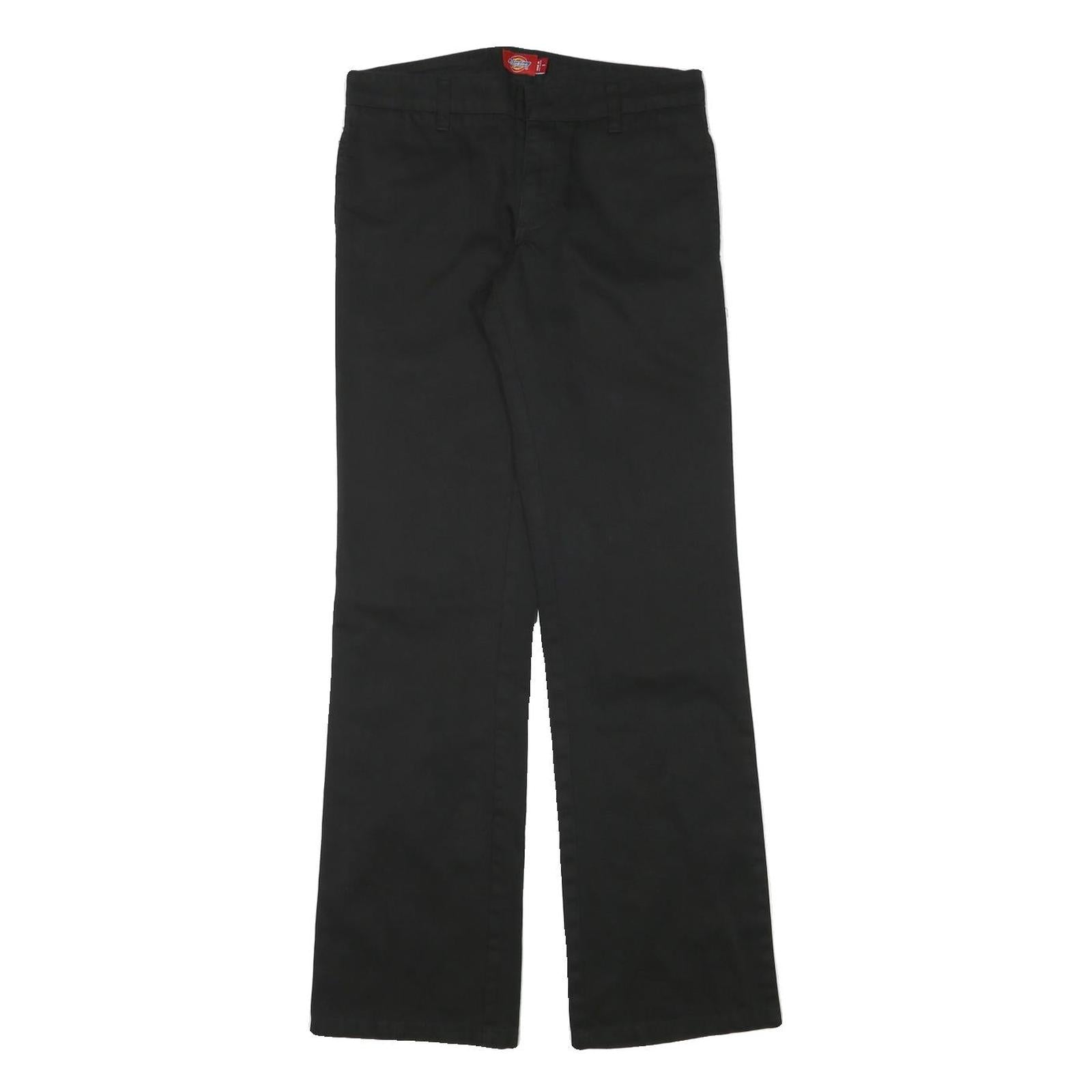 Buy DICKIES Womens Black Cotton Blend Regular Fit Straight Leg Trousers W28 L31 Refurbished - $31.19 DICKIES Womens Black Cotton Blend Regular Fit Straight Leg Trousers W28 L31 Refurbished - N/A refurbished available on Cerqular