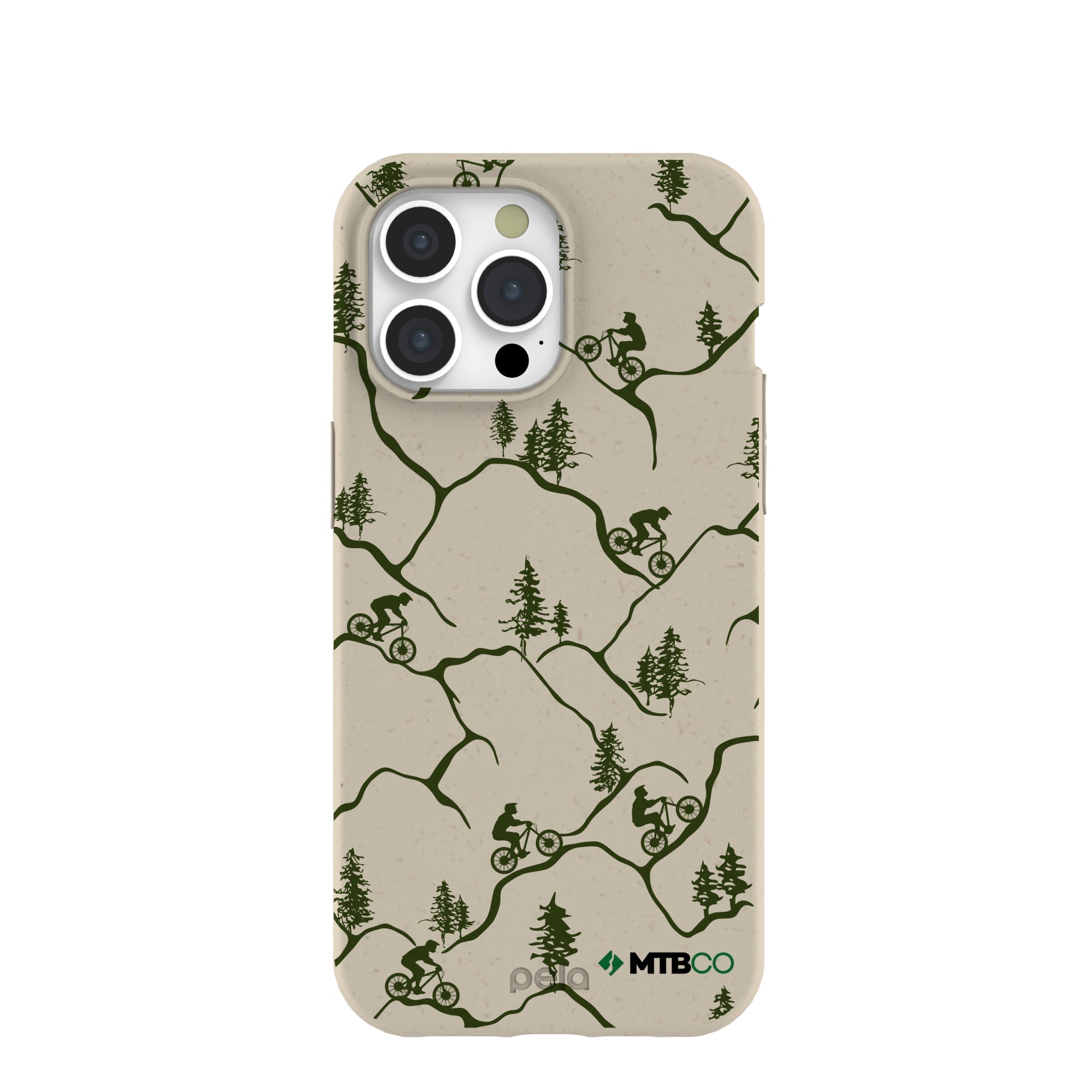 London Fog Bike Trek MTBCO iPhone 15 Pro Max Case Refurbished - Pela Case refurbished available on Cerqular